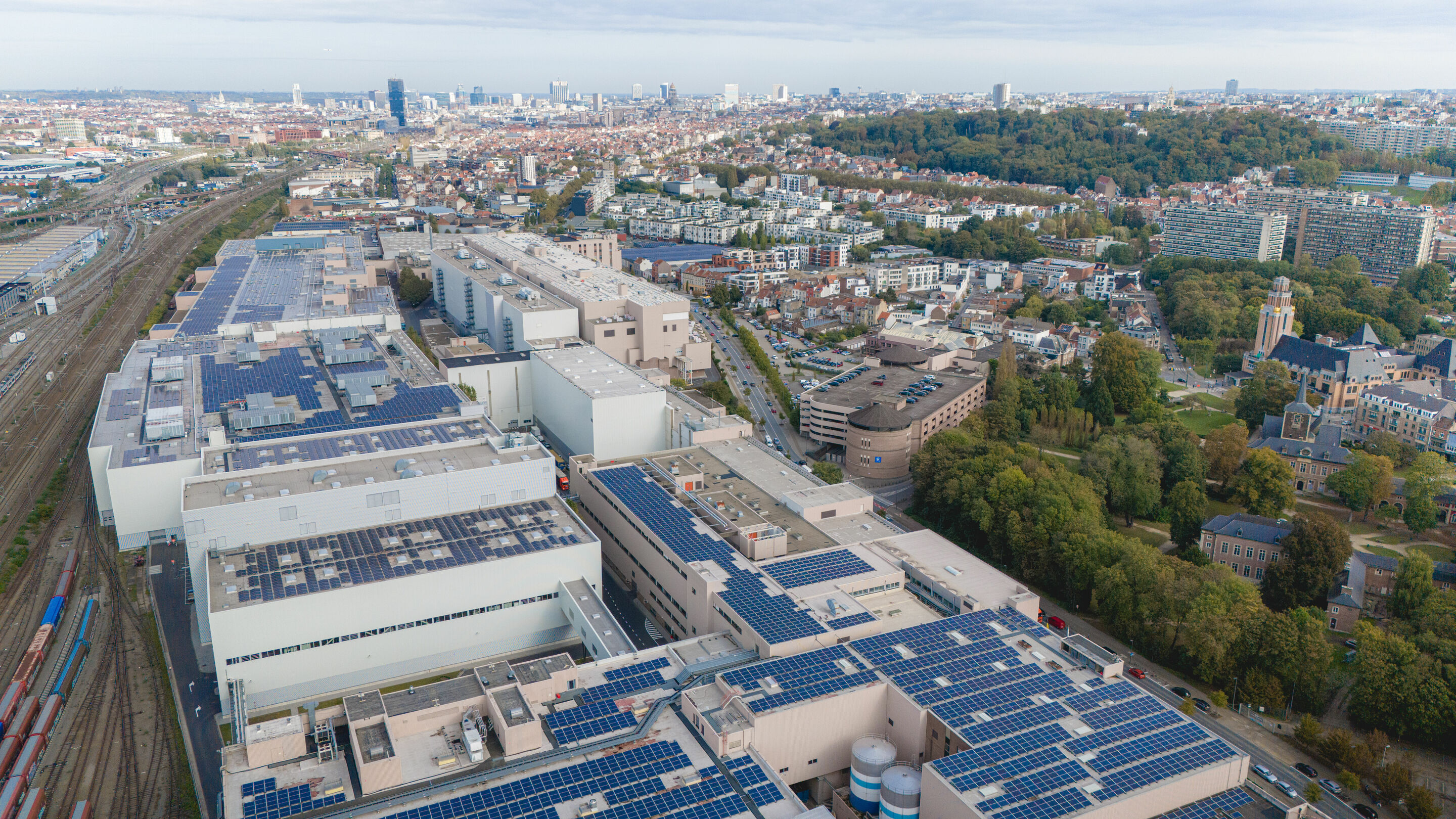 Luftaufnahme Audi-Standort Brüssel, Belgien