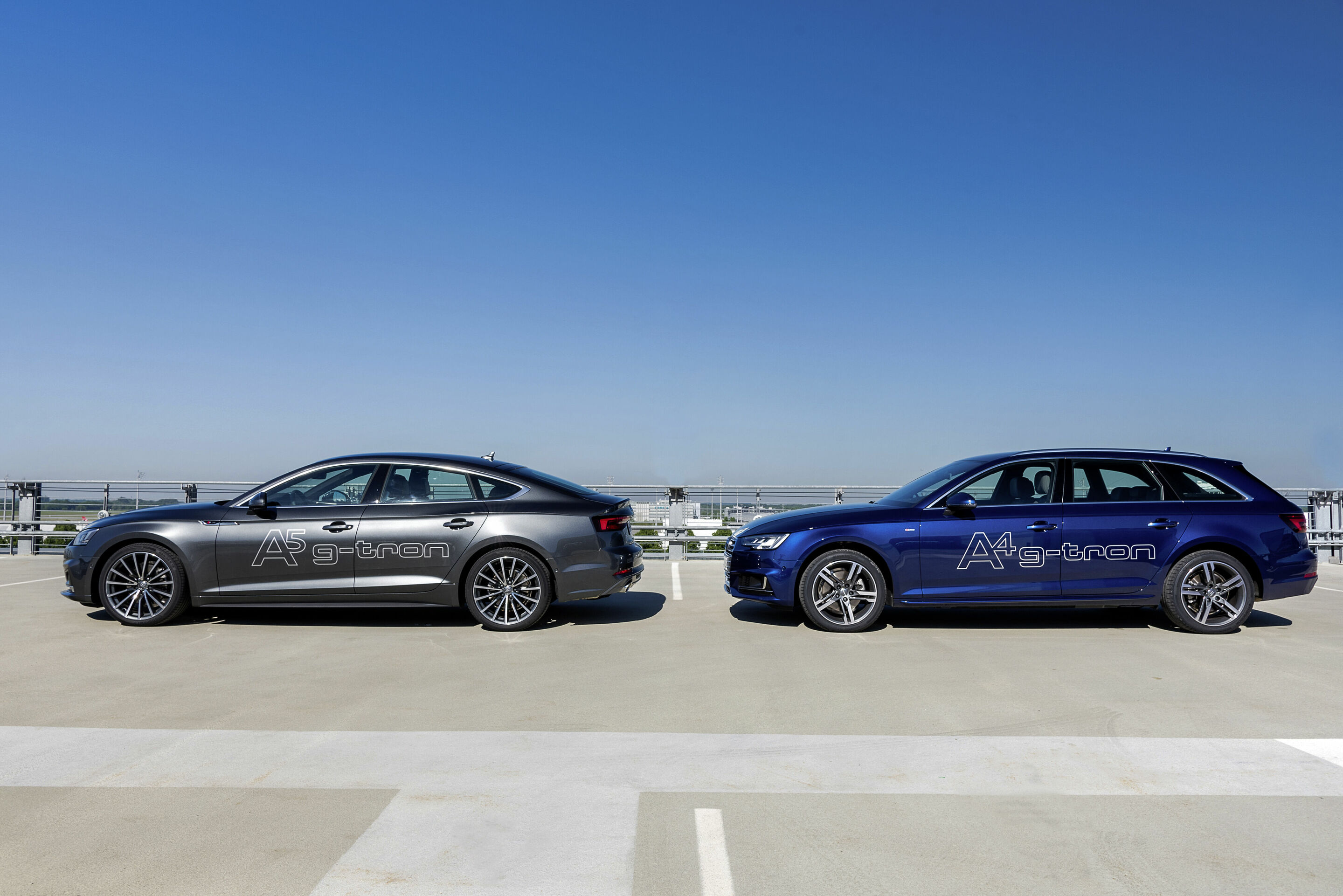 Audi A5 Sportback g-tron und Audi A4 Avant g-tron