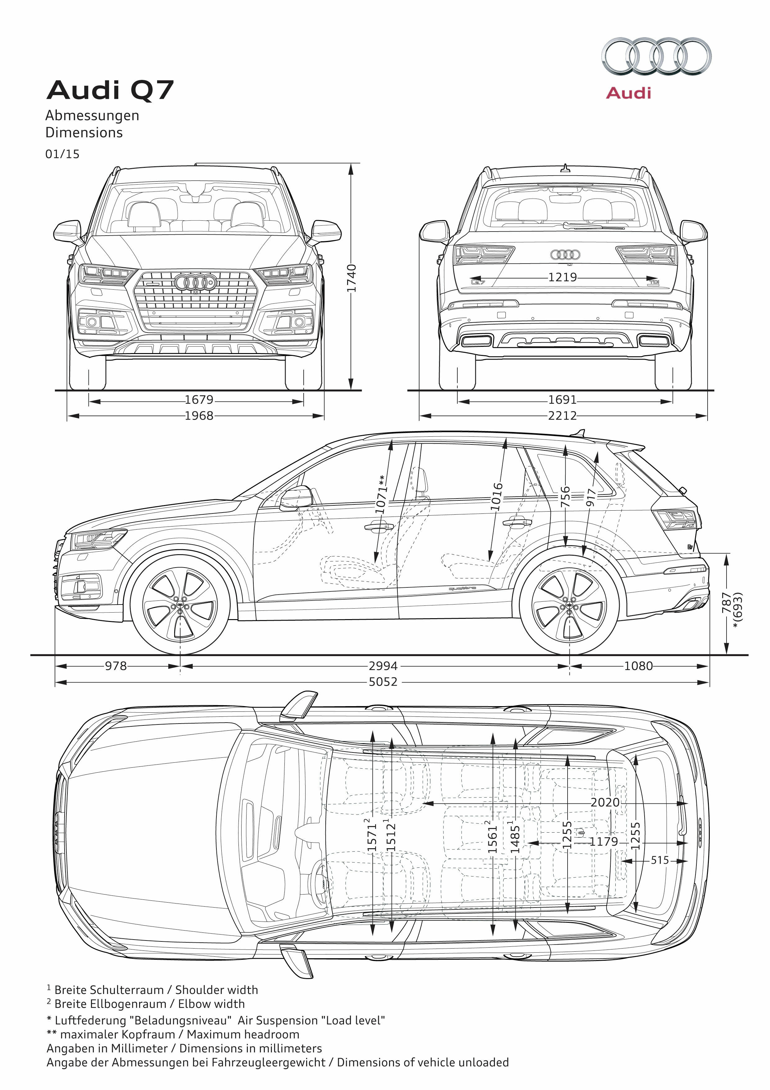 Audi Q7 Interior Dimensions Home Alqu