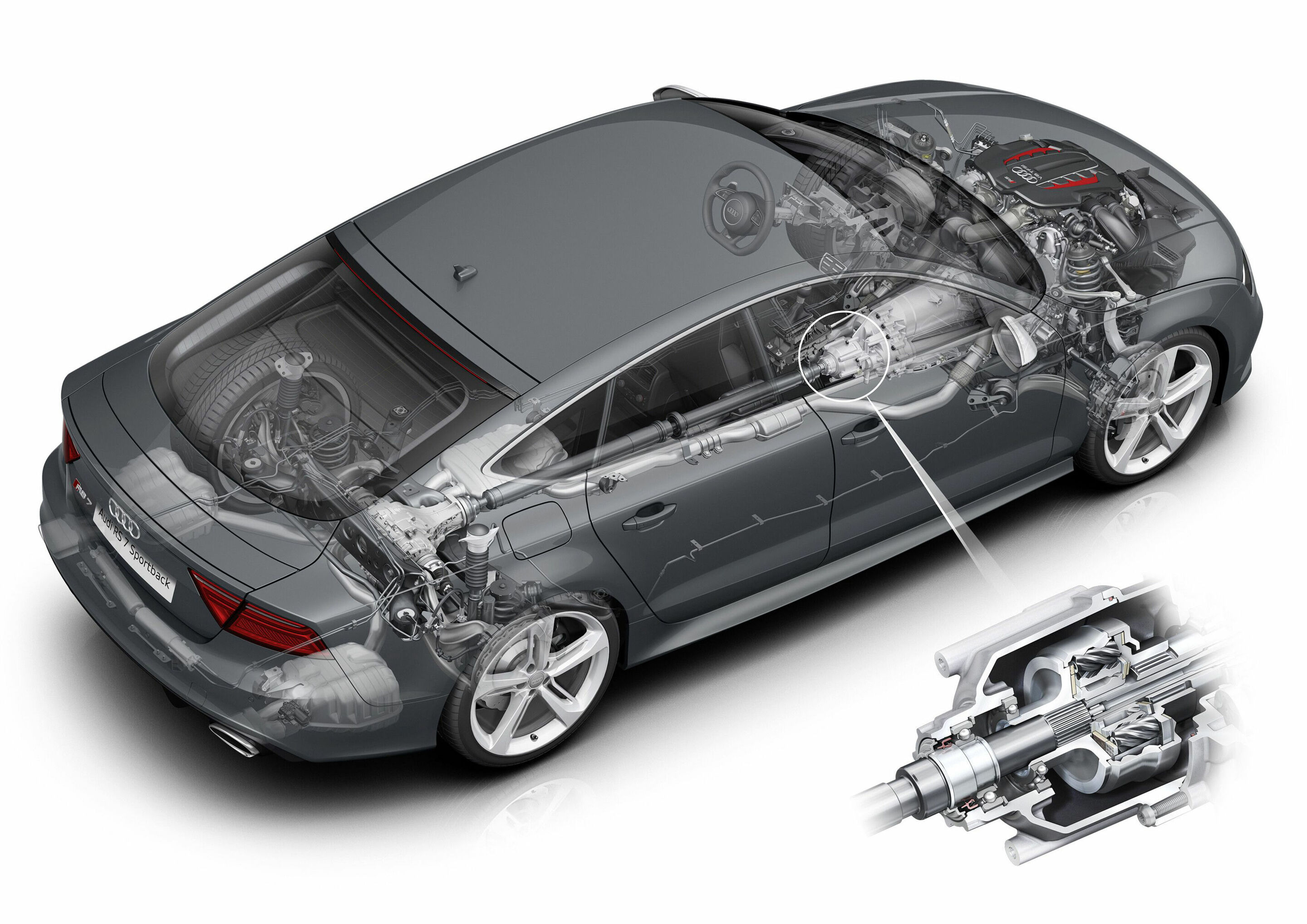 Полный привод Ауди rs7. Топливный патрубок на станцию Audi a7 Sportback. Схема двигателя в разборе Ауди а7 Спортбэк 2011 года.