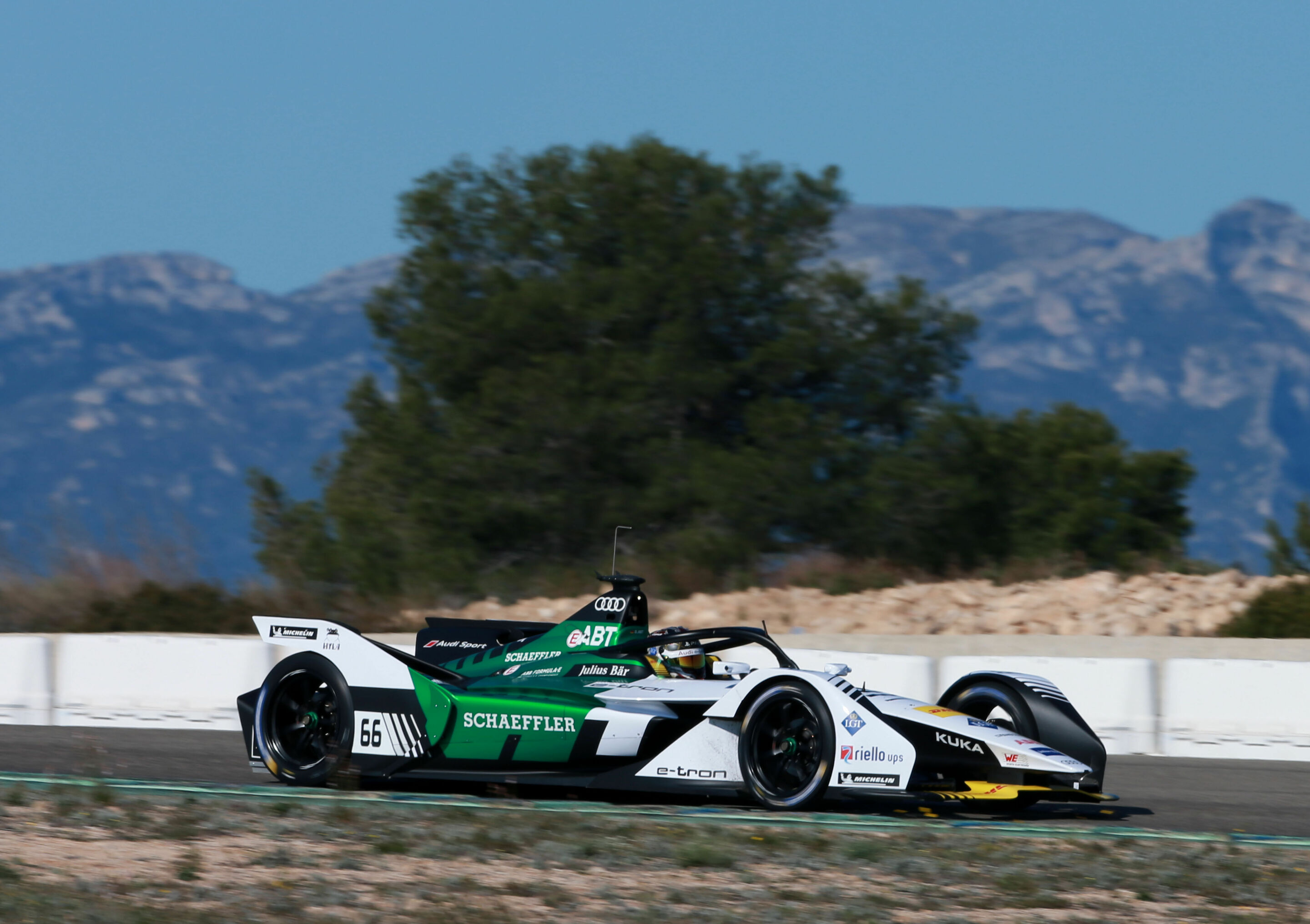 Formula E, test at Calafat