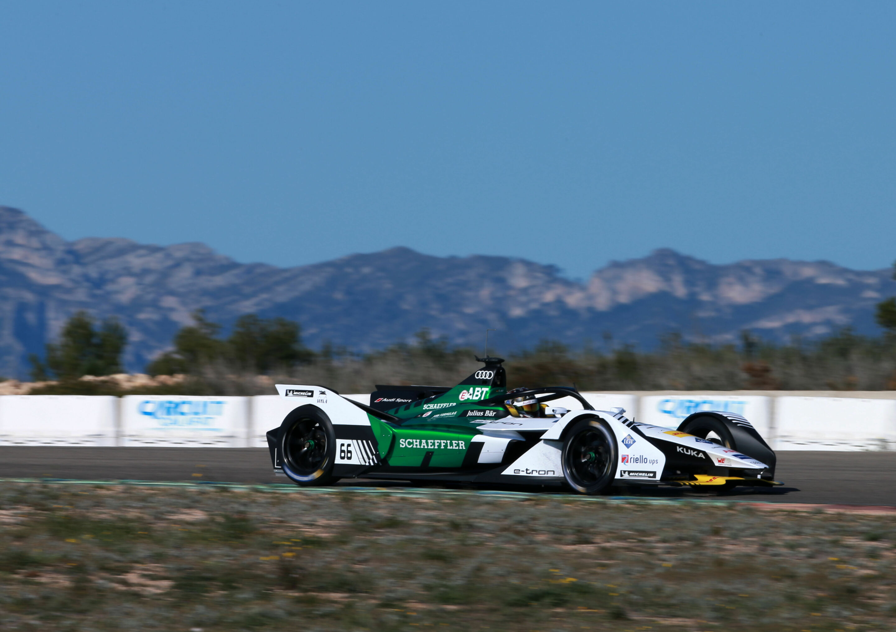 Formula E, test at Calafat