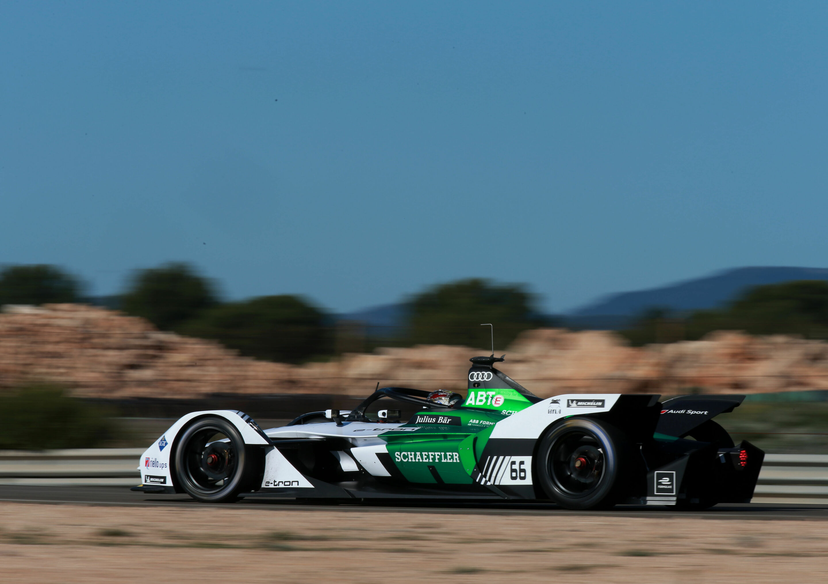 Formula E, test at Calafat
