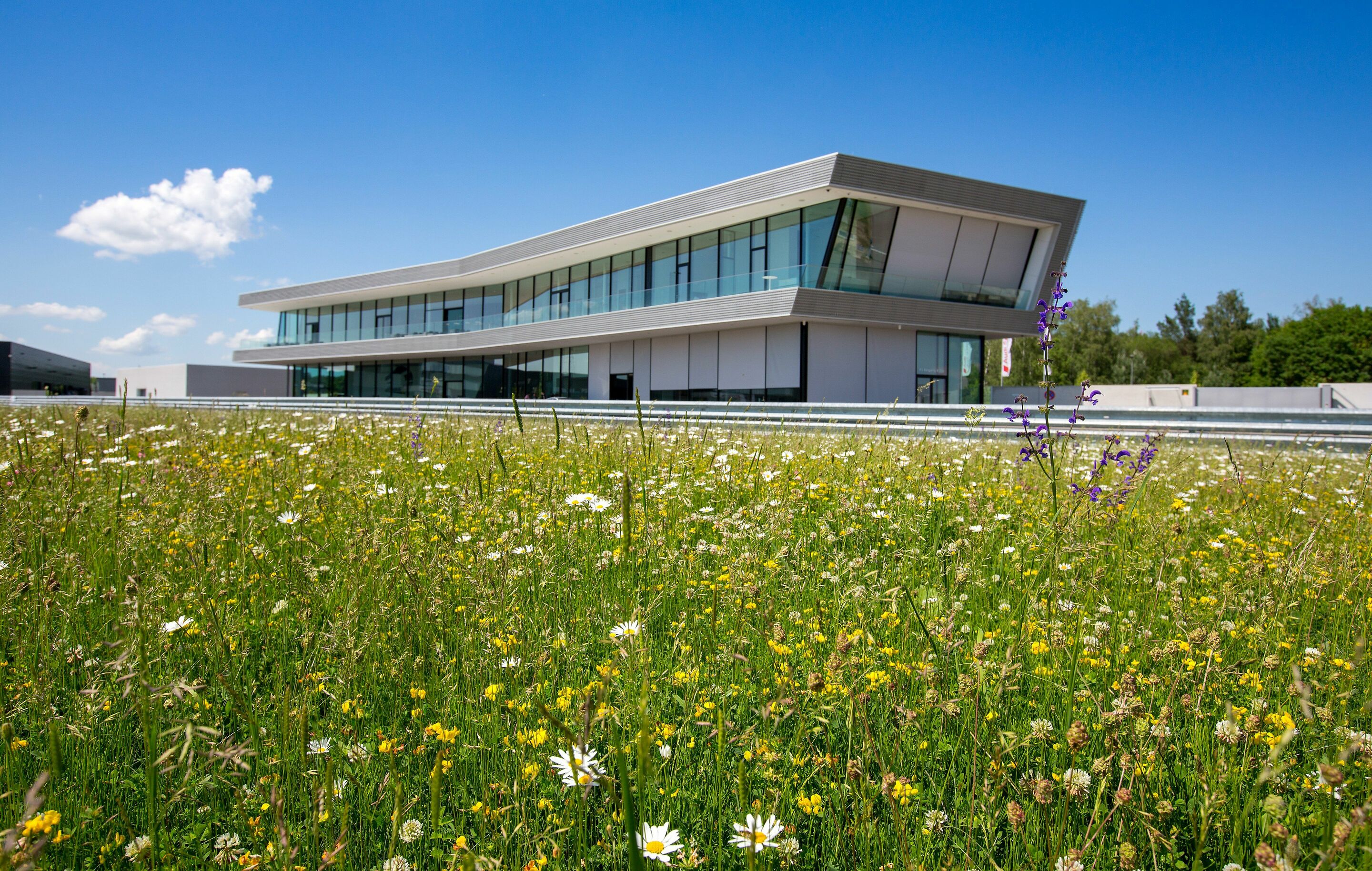 Biodiversität Audi Neuburg: Kundencenter Audi driving experience