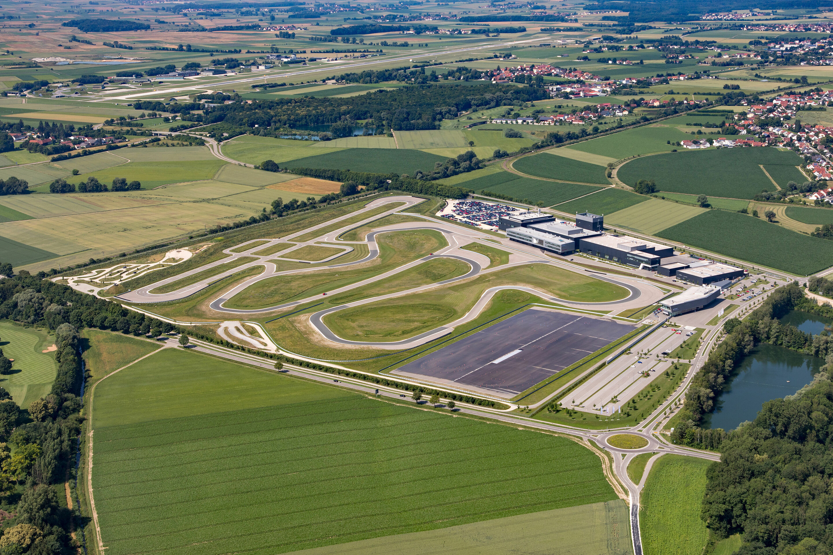 Audi-Standort Neuburg Luftaufnahme