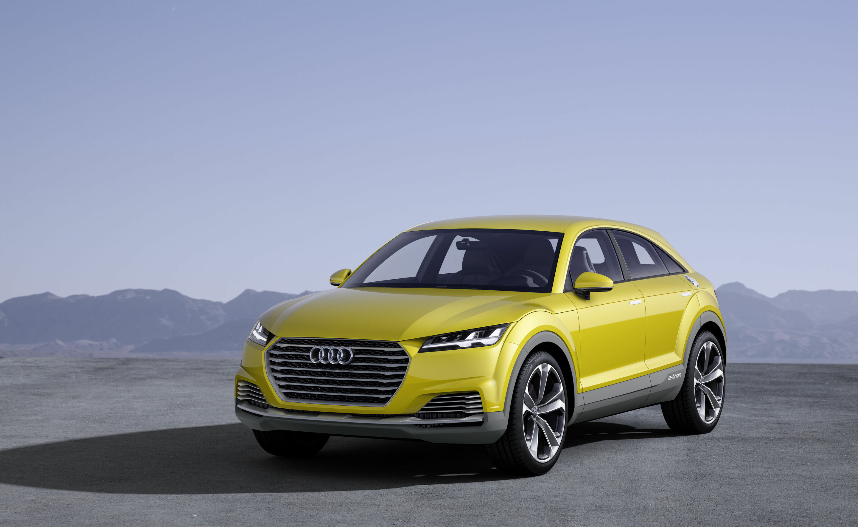 The Audi TT offroad concept show car