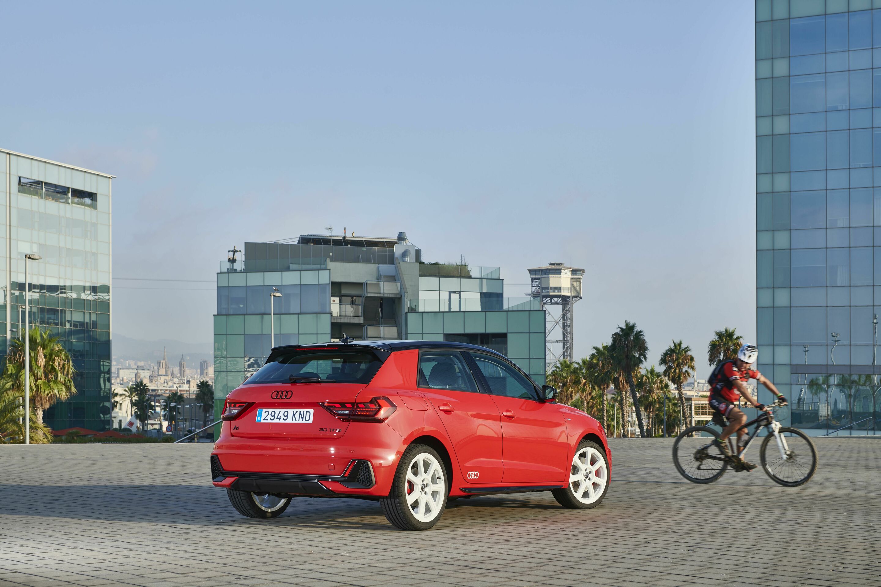Audi A1 Sportback in Barcelona, Port Vell