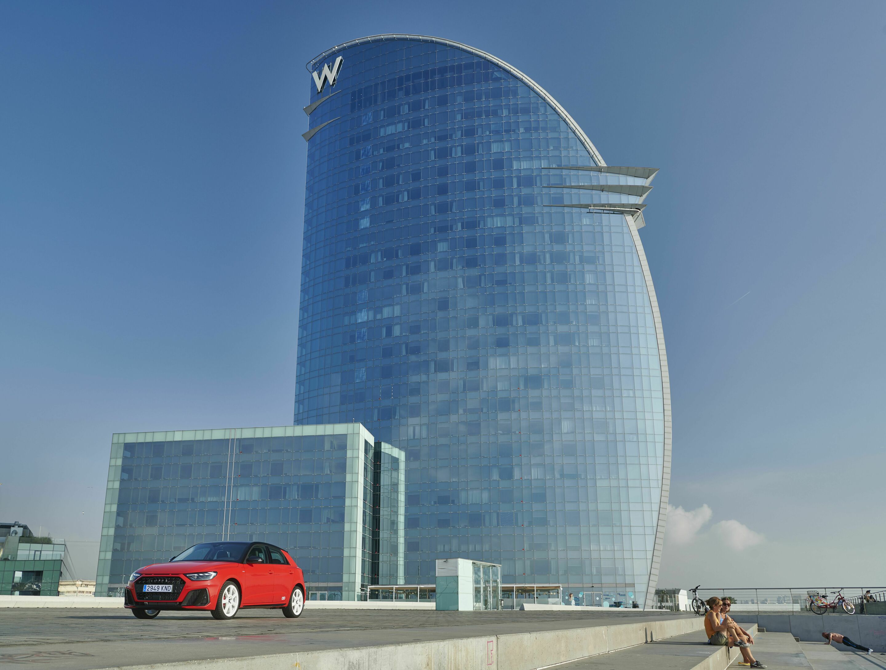 Audi A1 Sportback in Barcelona, Port Vell