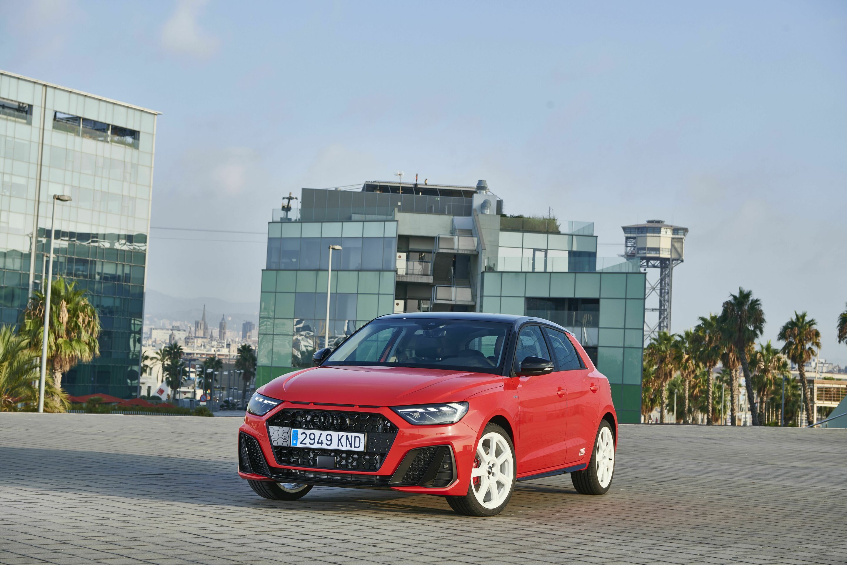 Audi A1 Sportback in Barcelona, Port Vell