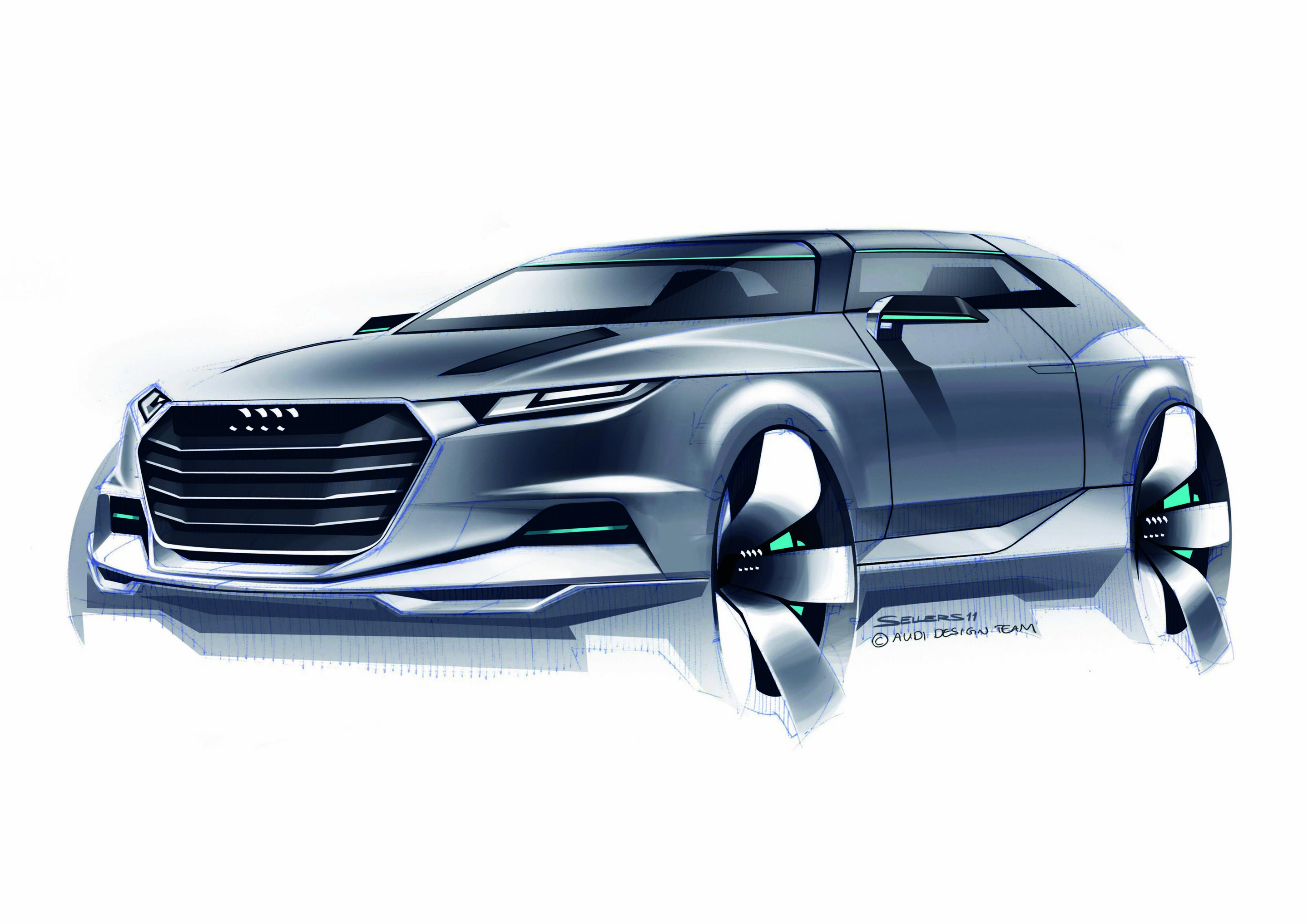 Audi crosslane coupé concept car