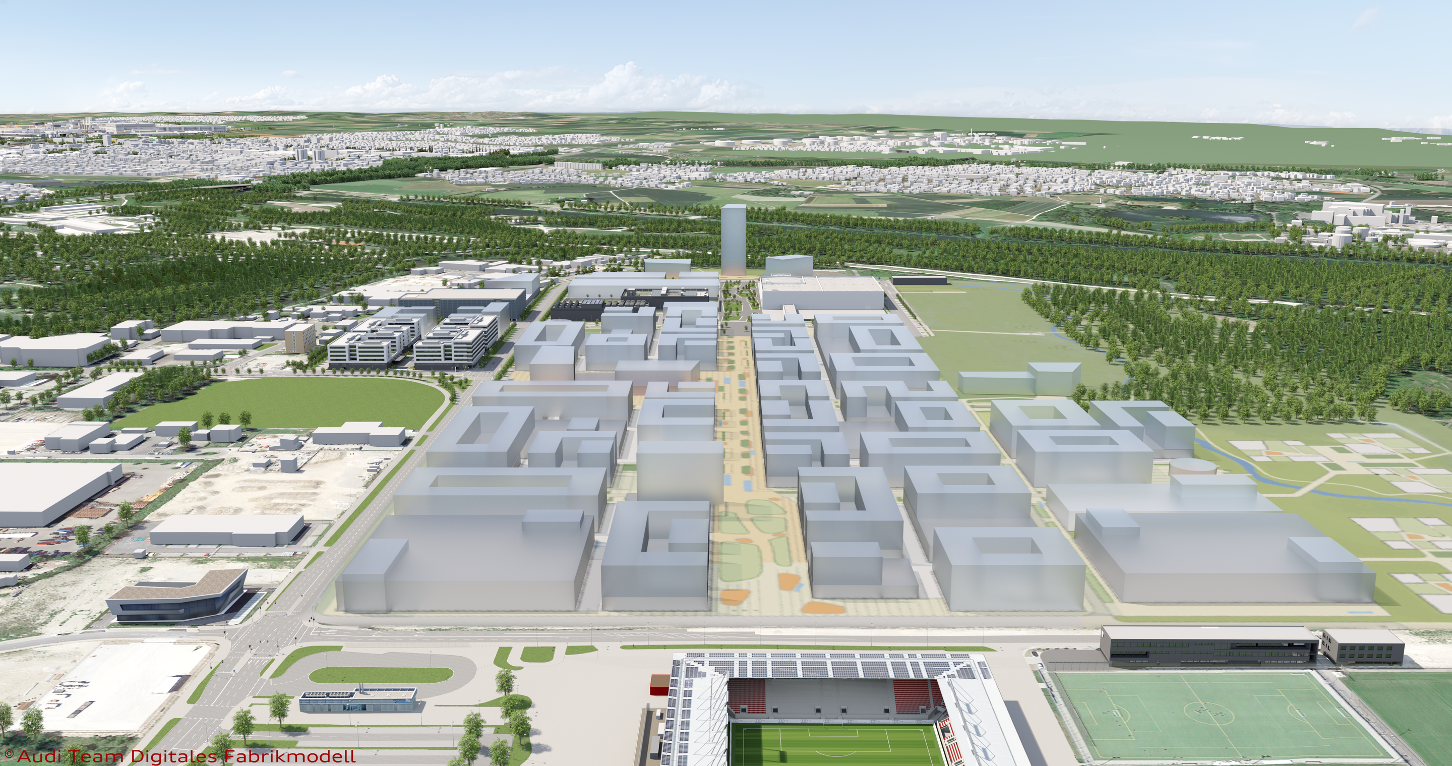 Für die Mobilität von morgen - Technologiepark IN-Campus für Audi und die Region Ingolstadt