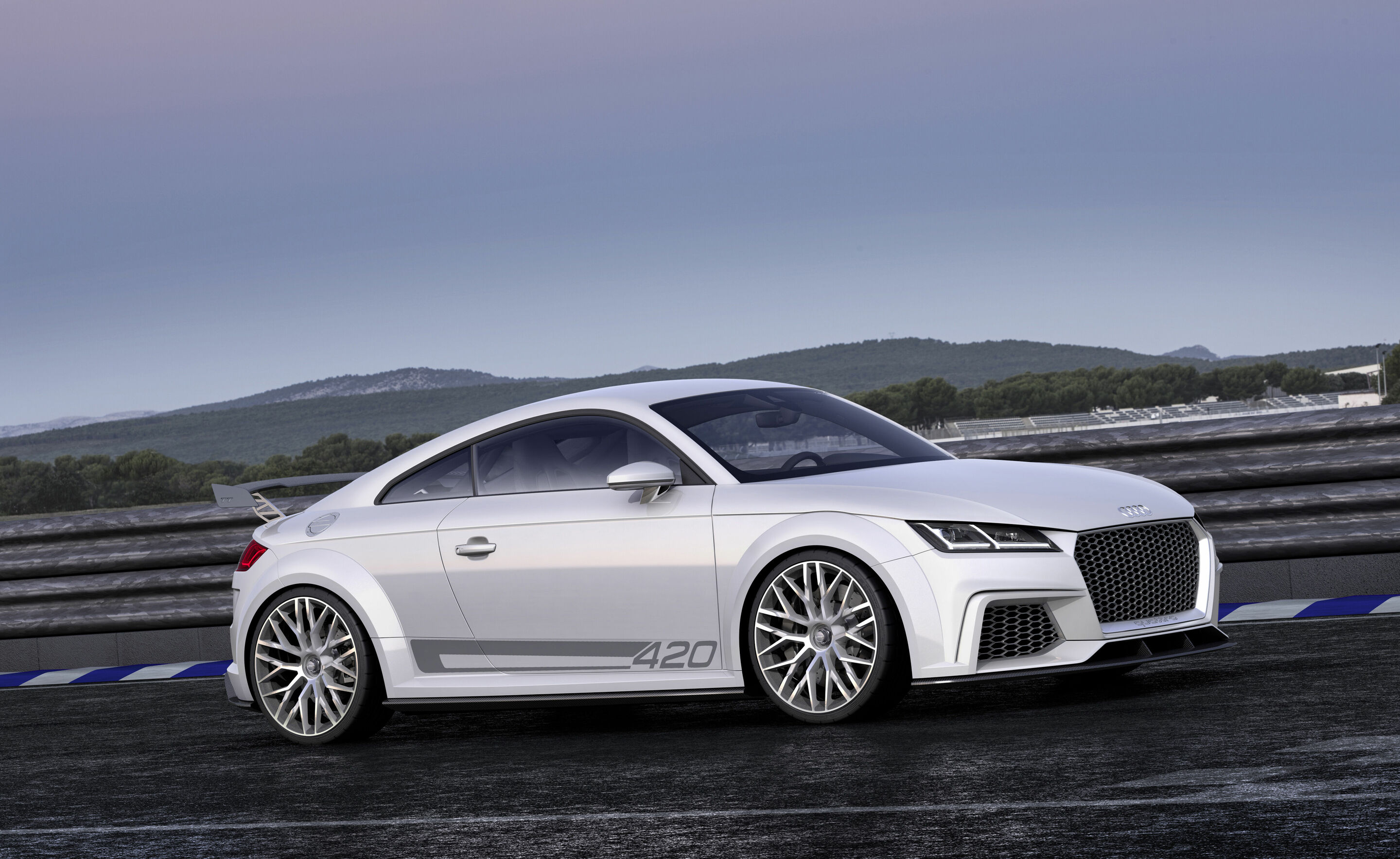 The Audi TT quattro sport concept show car