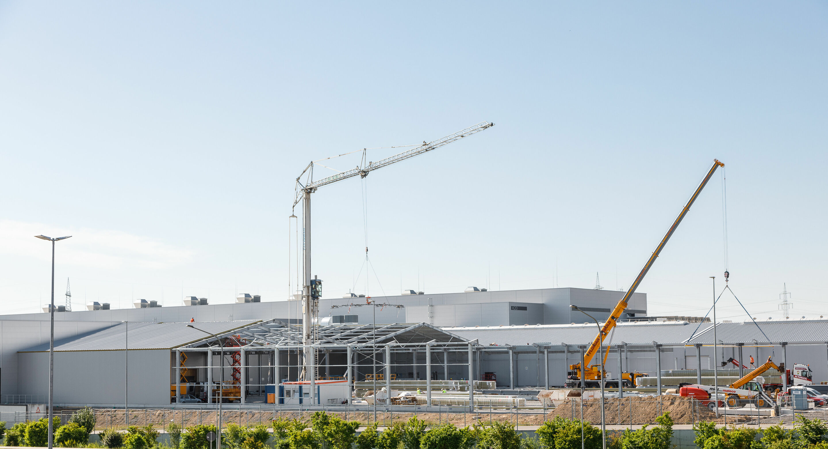 Modification work: Preparations underway at Audi Böllinger Höfe for the Audi e-tron GT