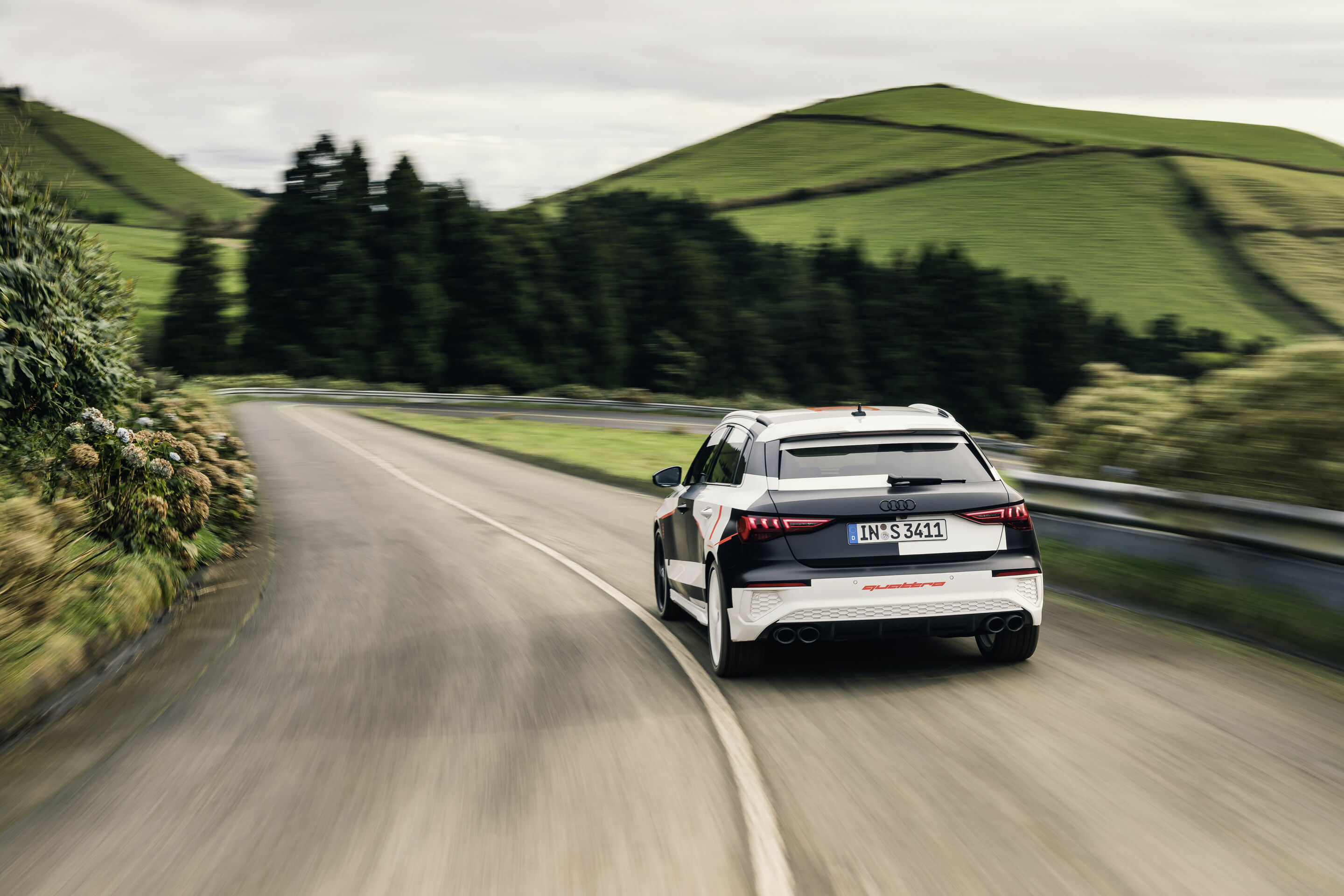 Audi A3 Sportback Prototype Covered Drive