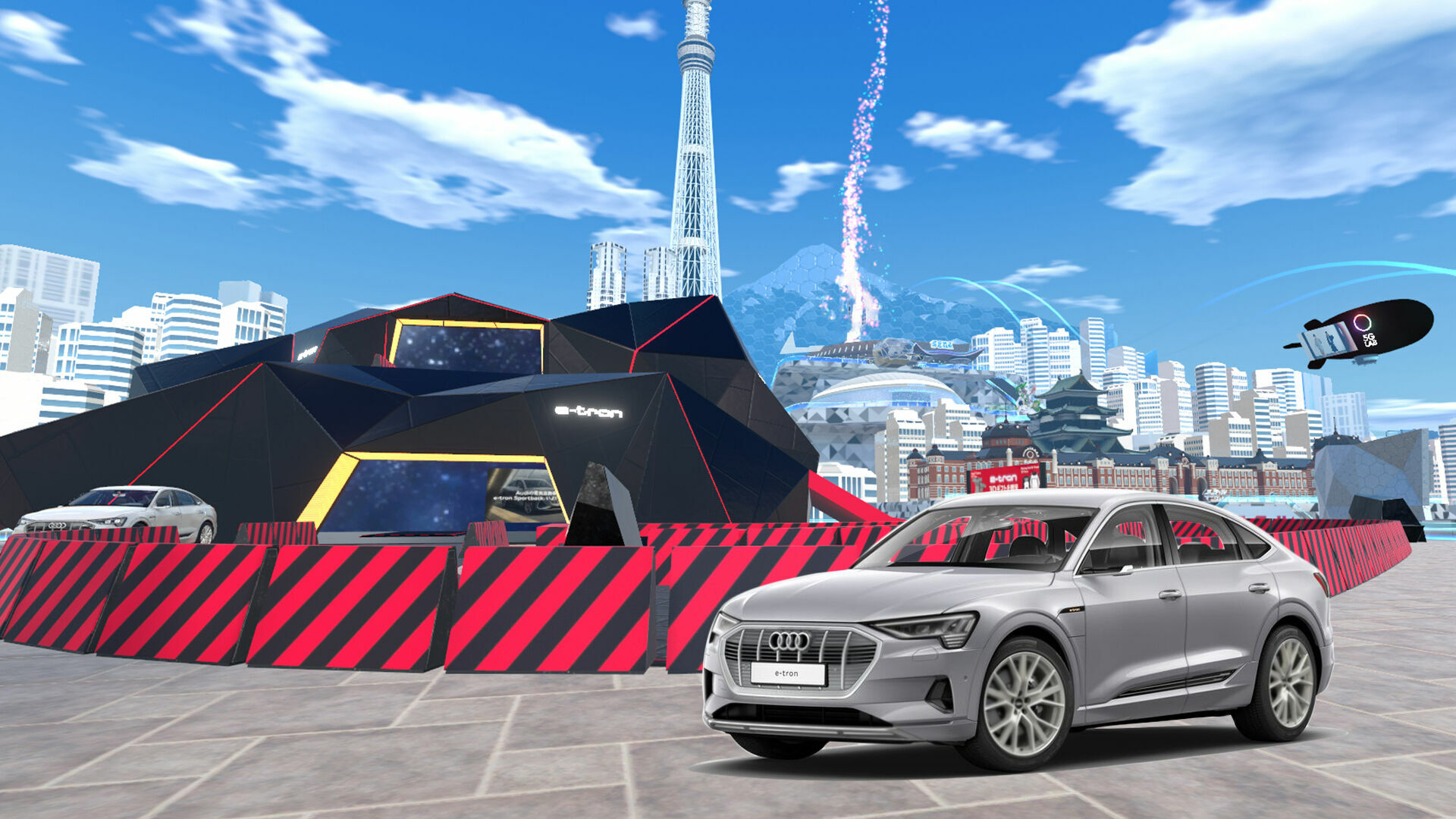 Audi e-tron Sportback erobert die virtuelle Welt