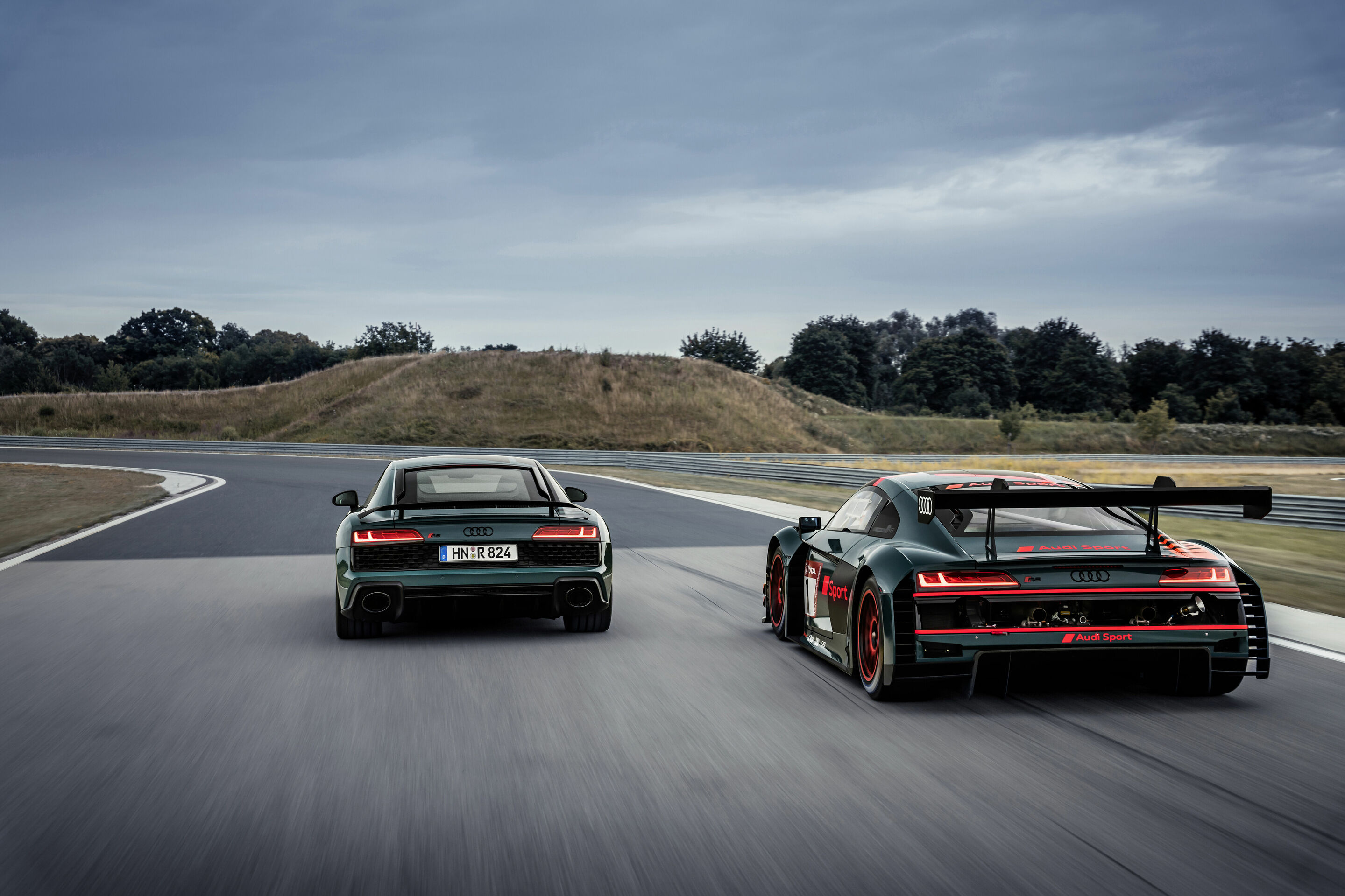 Tribute to the successful R8 LMS: the Audi R8 green hell