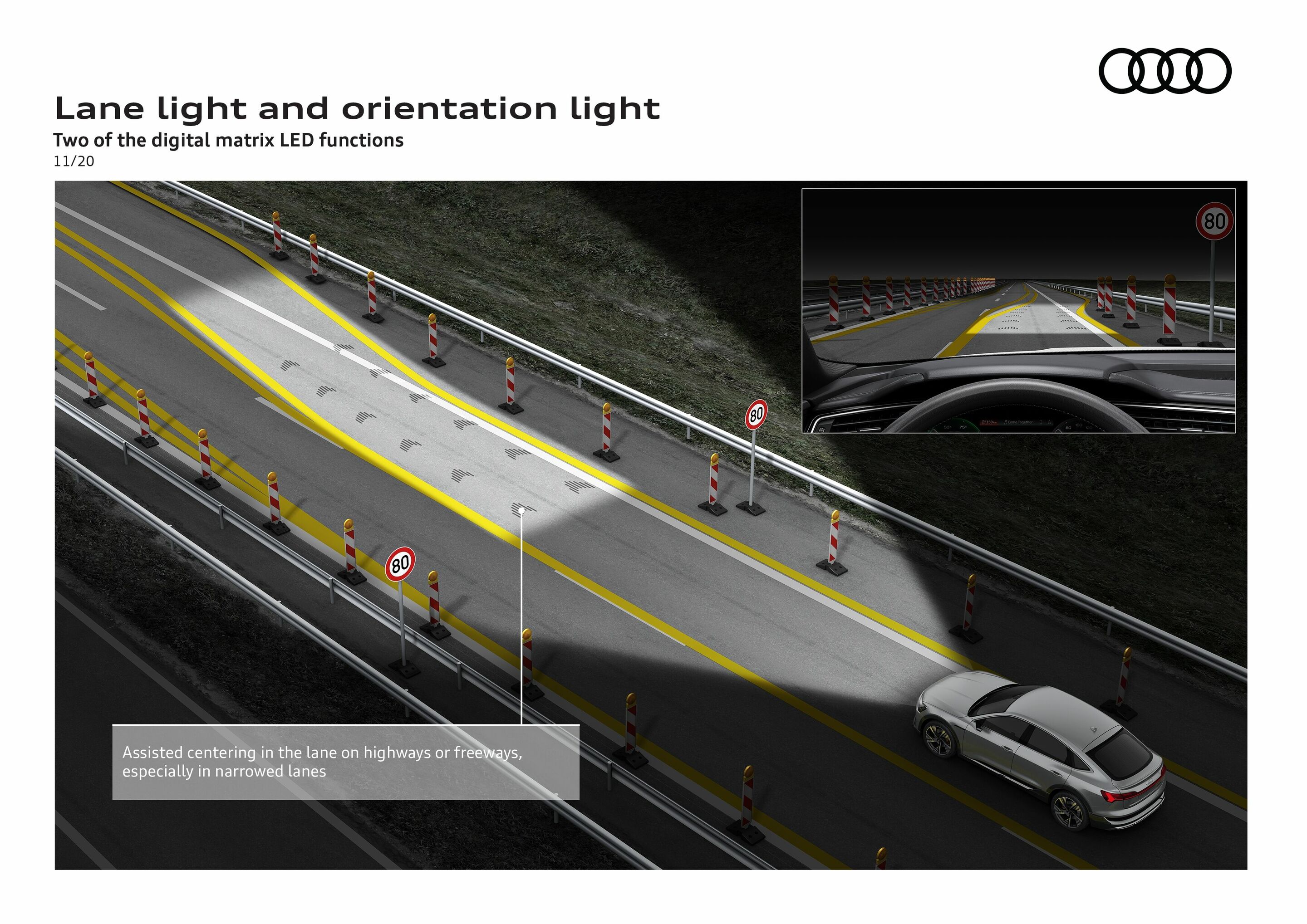 Lane light and orientation light