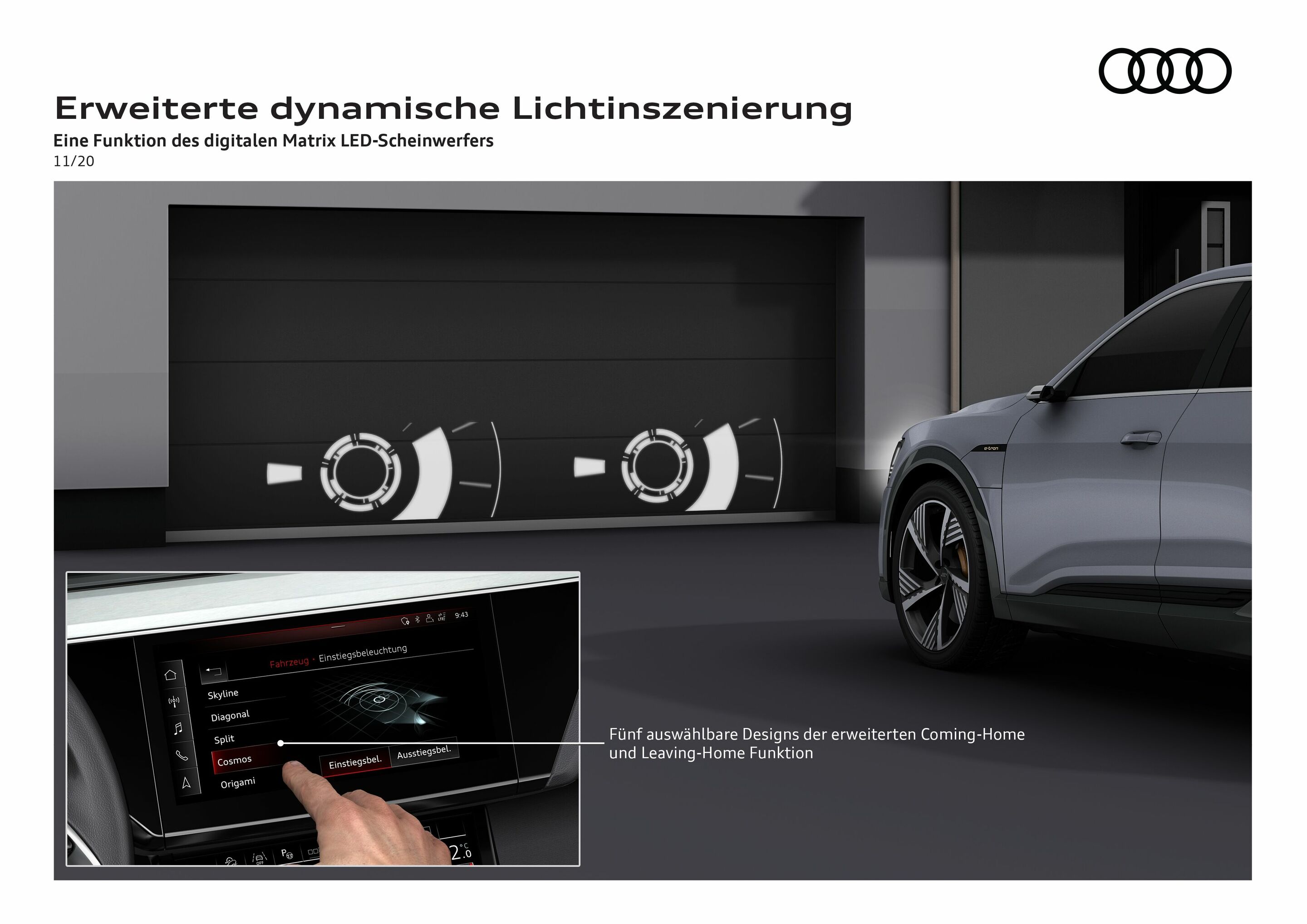 Erweiterte dynamische Lichtinszenierung