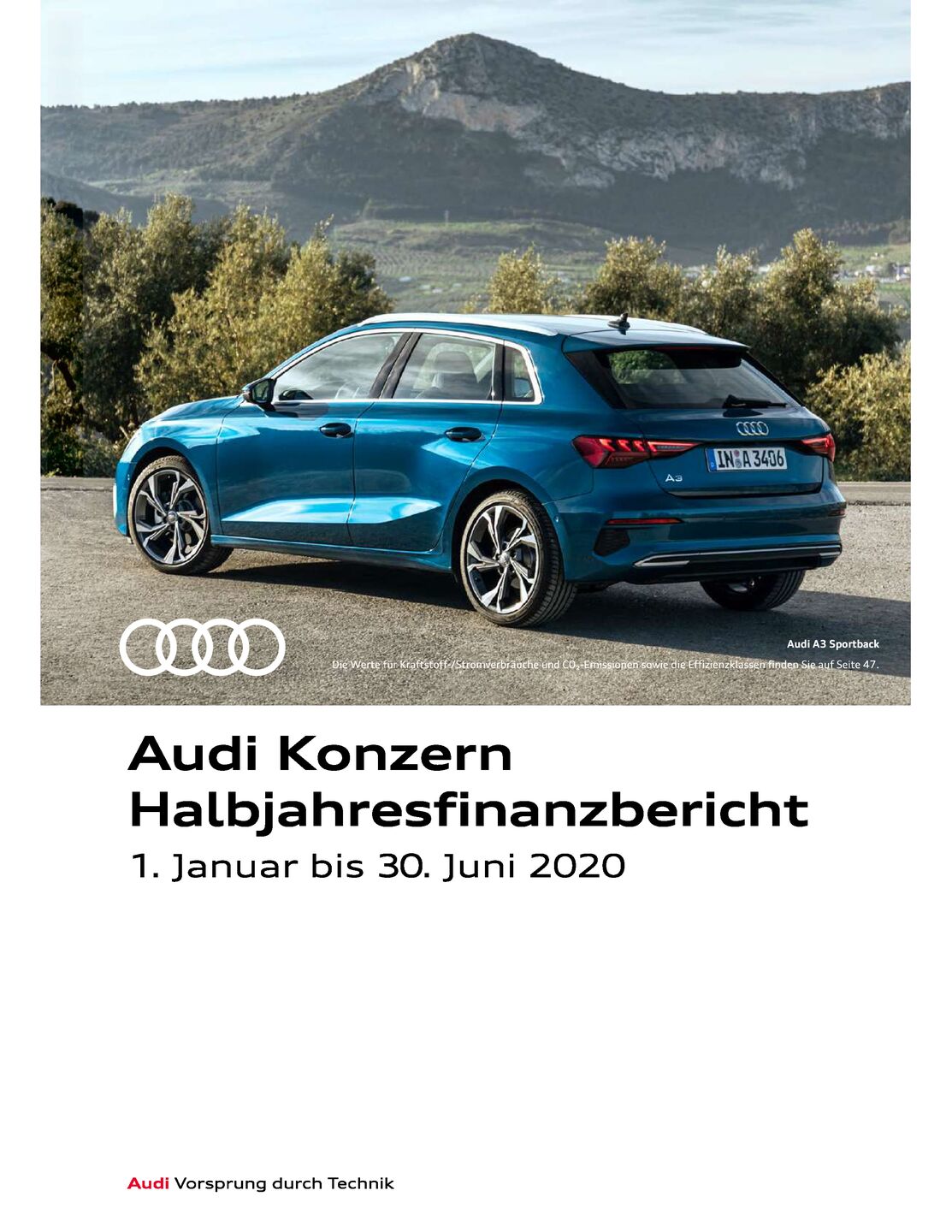 Audi Konzern Halbjahresfinanzbericht 2020