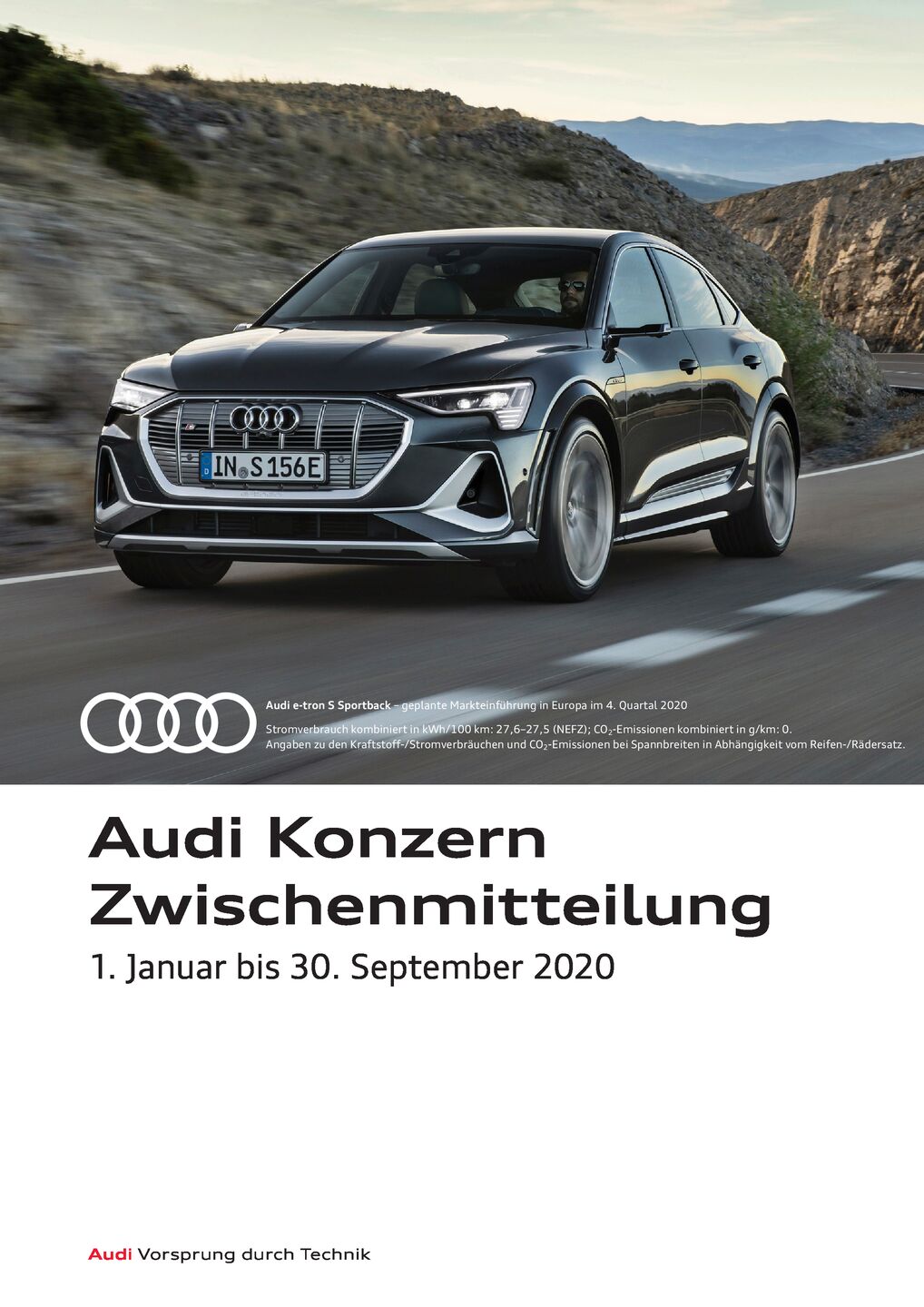 ​Audi Konzern Zwischenmitteilung