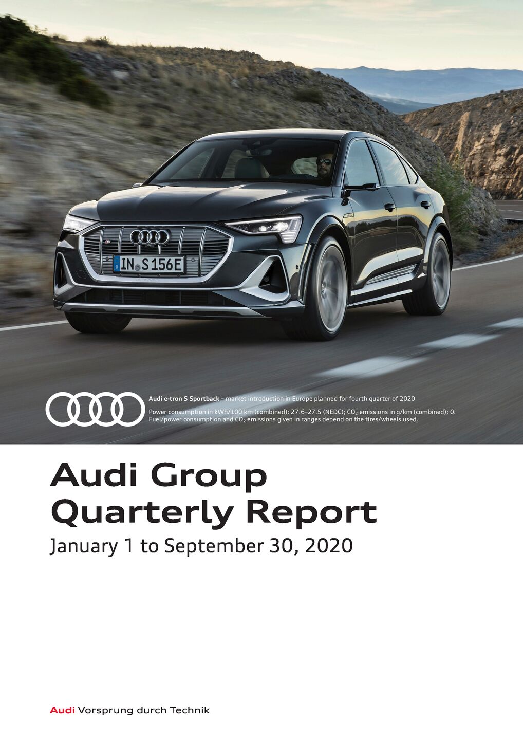 Audi Group Quarterly Report