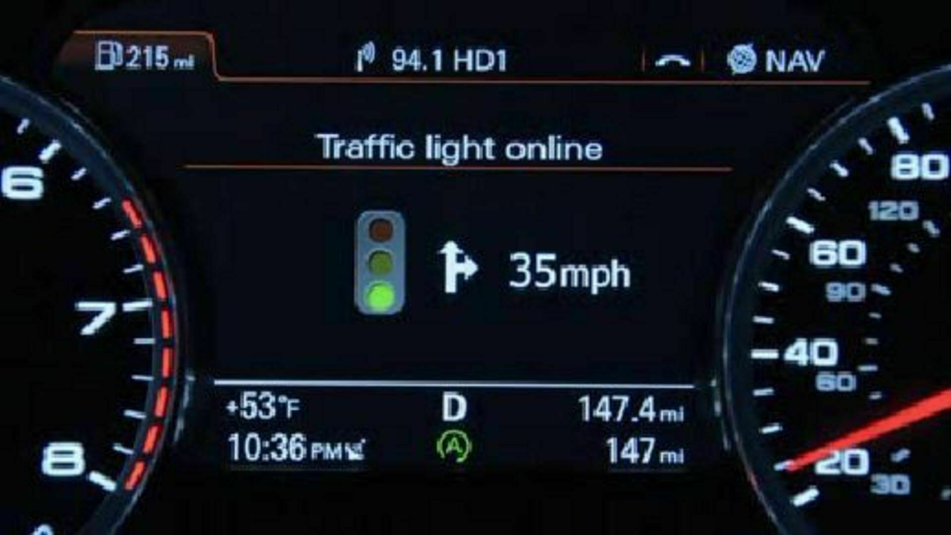 Audi connect - Ampelinfo online