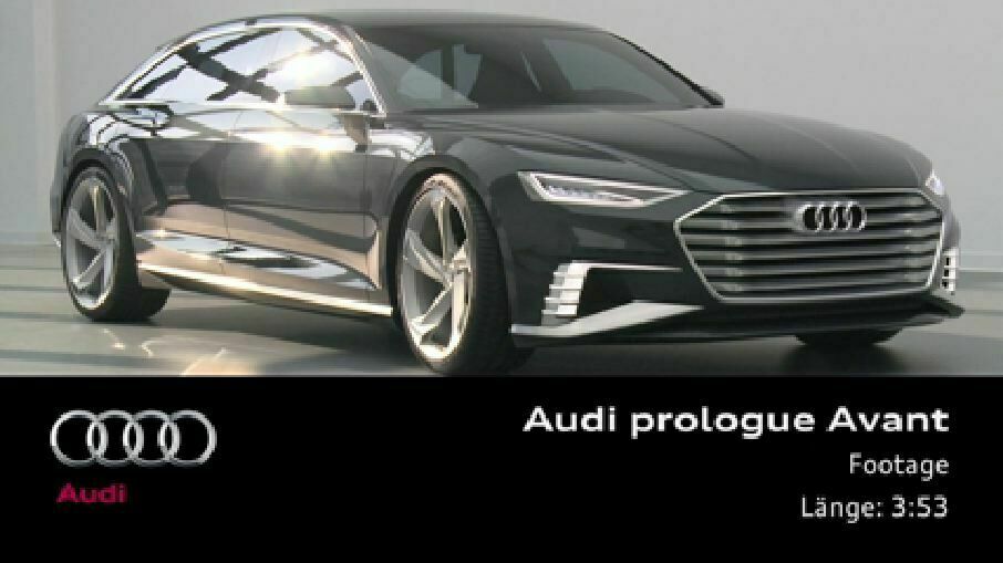 Audi prologue Avant - Footage