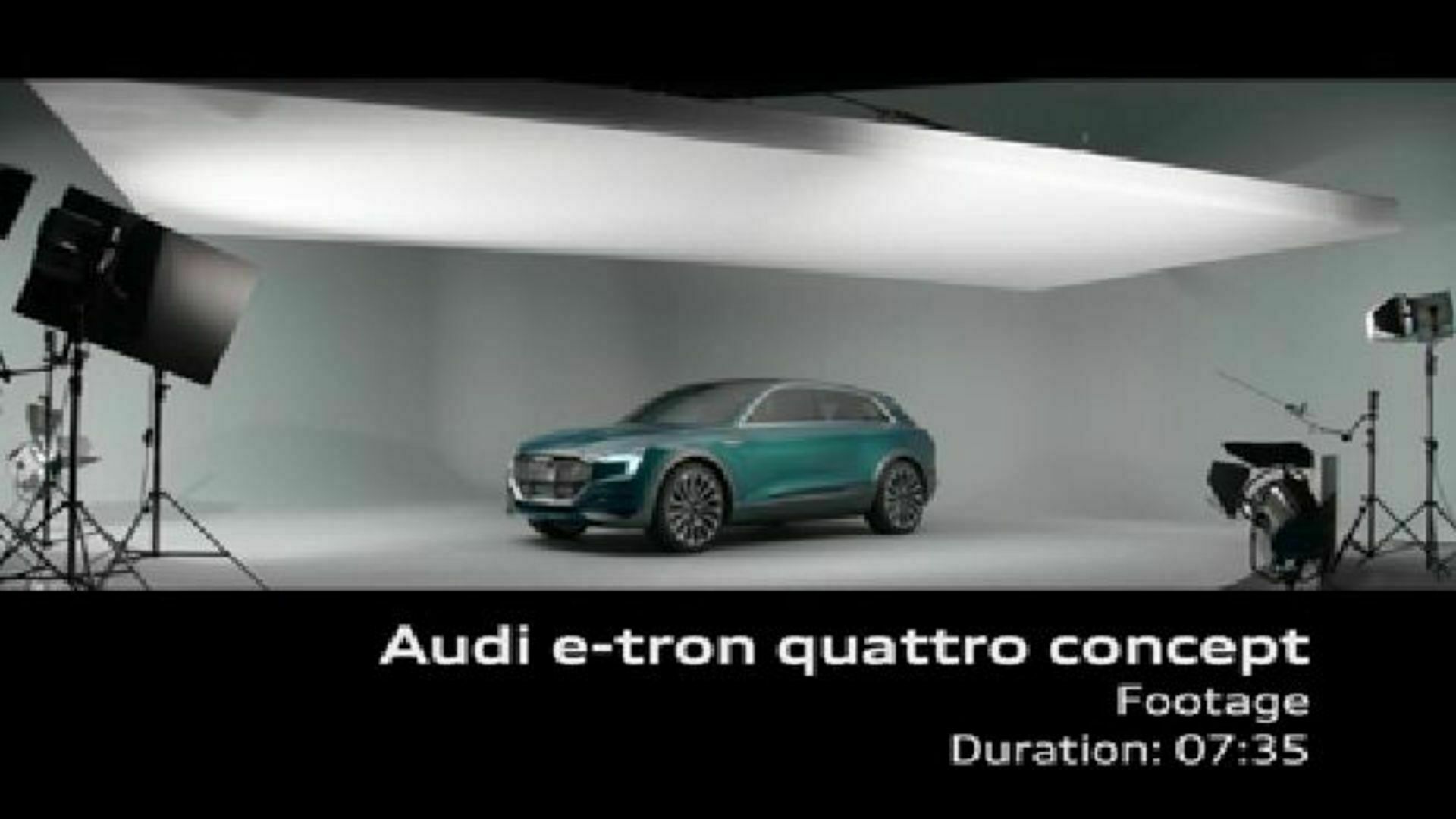 Audi e-tron quattro concept - Footage