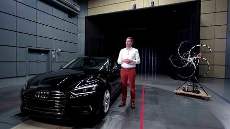 Audi A5 Coupé - Best-in-class “aeroacoustics”