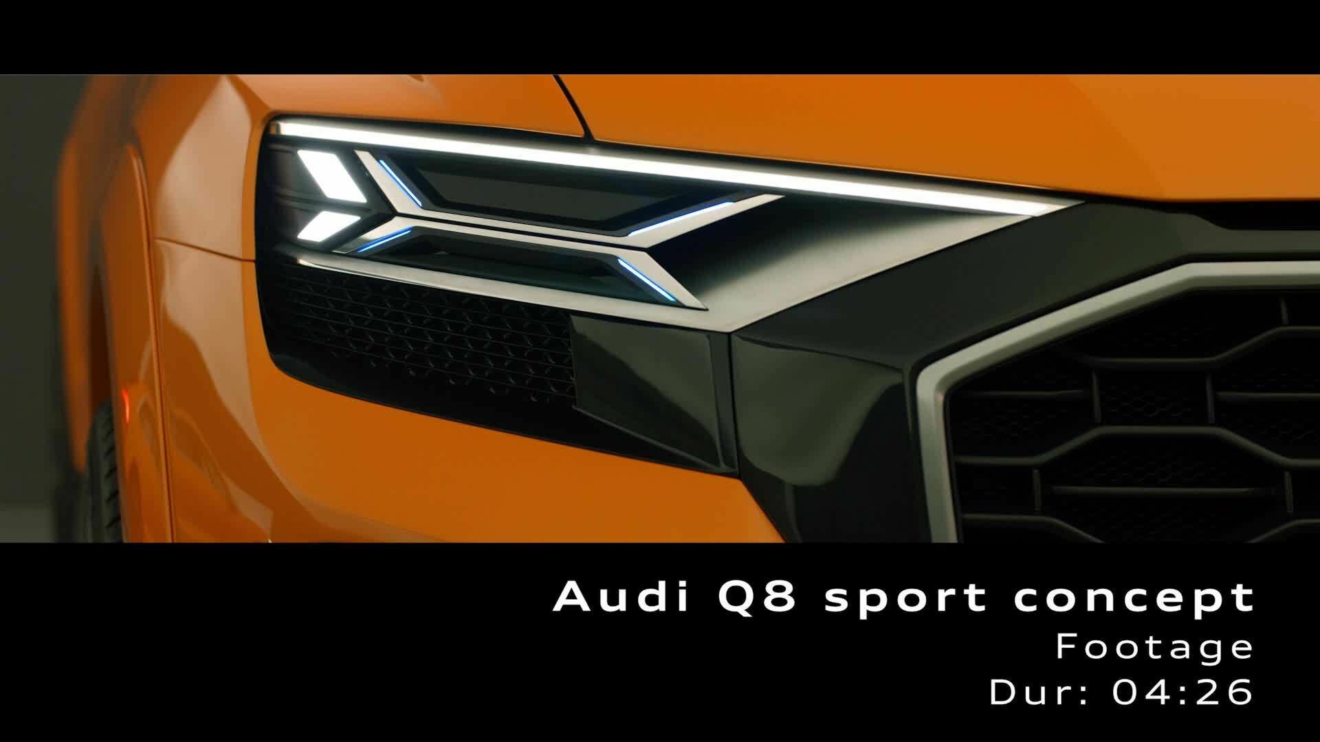 Audi Q8 sport concept - Footage