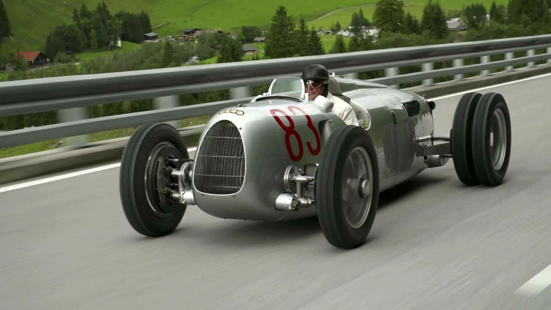 Großglockner Grand Prix 2017 with replica of the Auto Union Type C