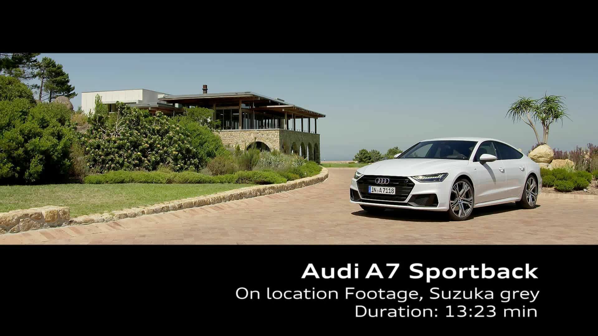 Audi A7 Sportback in Suzukagrau – on Location Footage Kapstadt