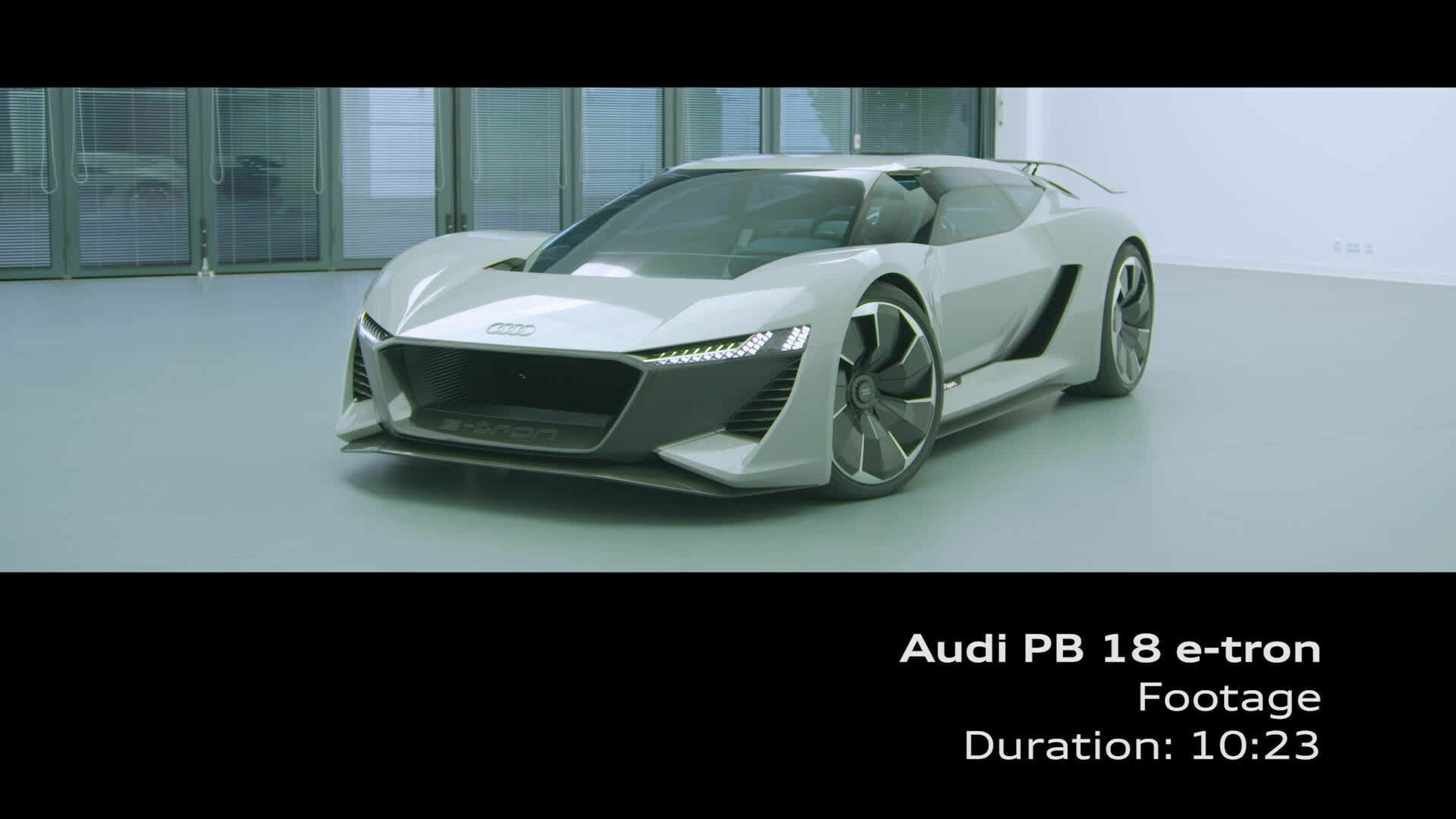 Studie Audi PB18 e-tron Footage
