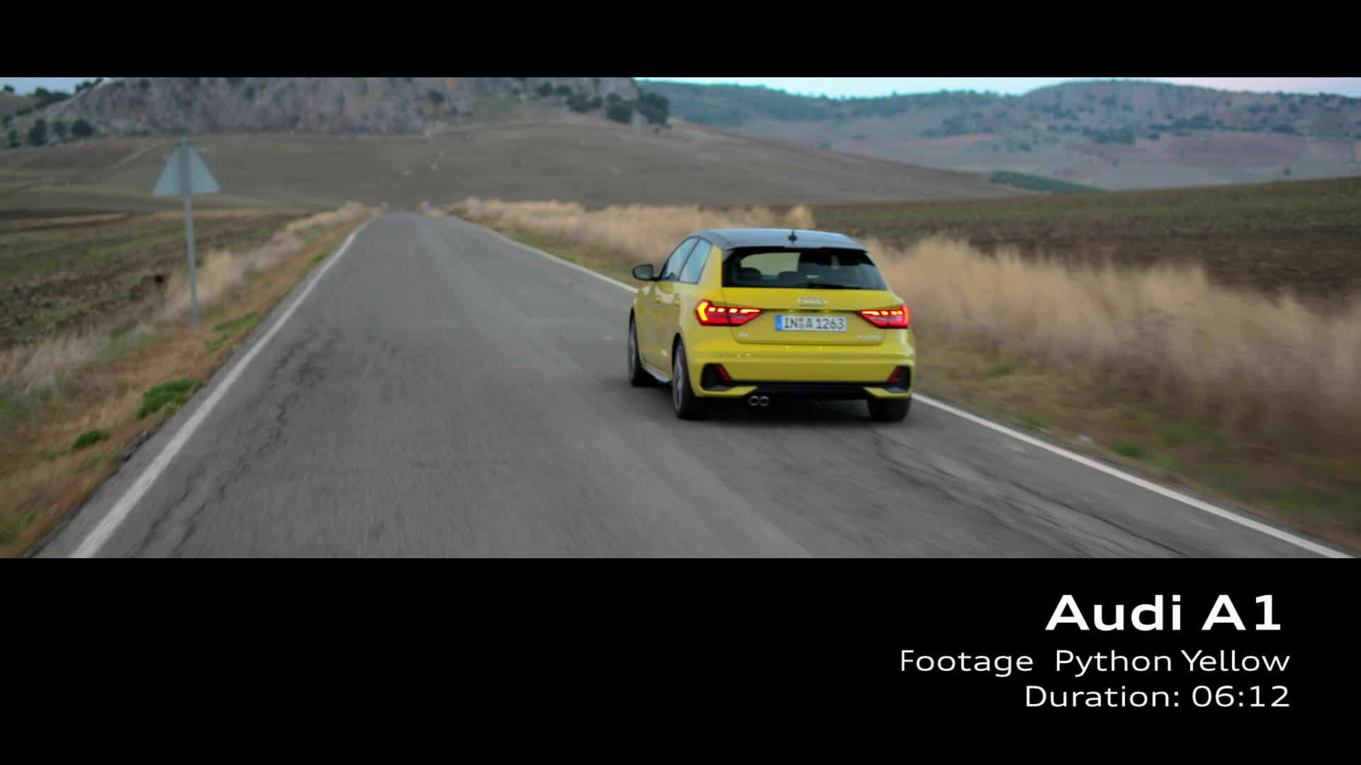 Audi A1 Footage Pythongelb (2018)