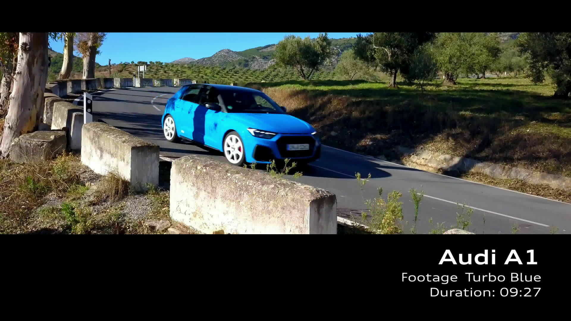 Footage: Audi A1 Turbo blue (2018)