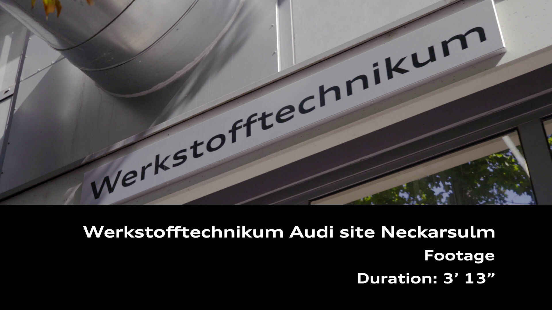 Materials technology center opened at Neckarsulm site - Footage