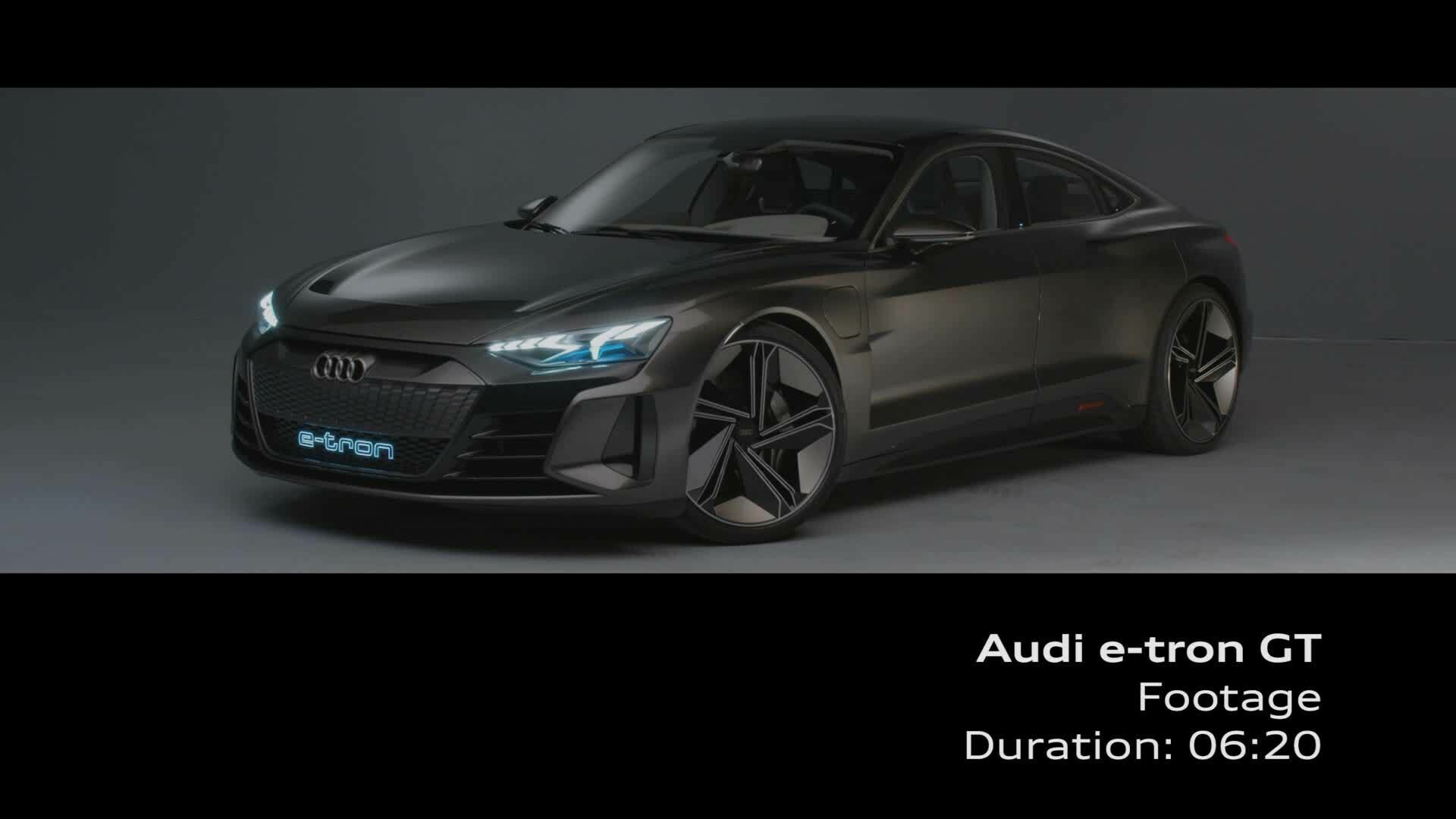 Audi e-tron GT concept (Footage)