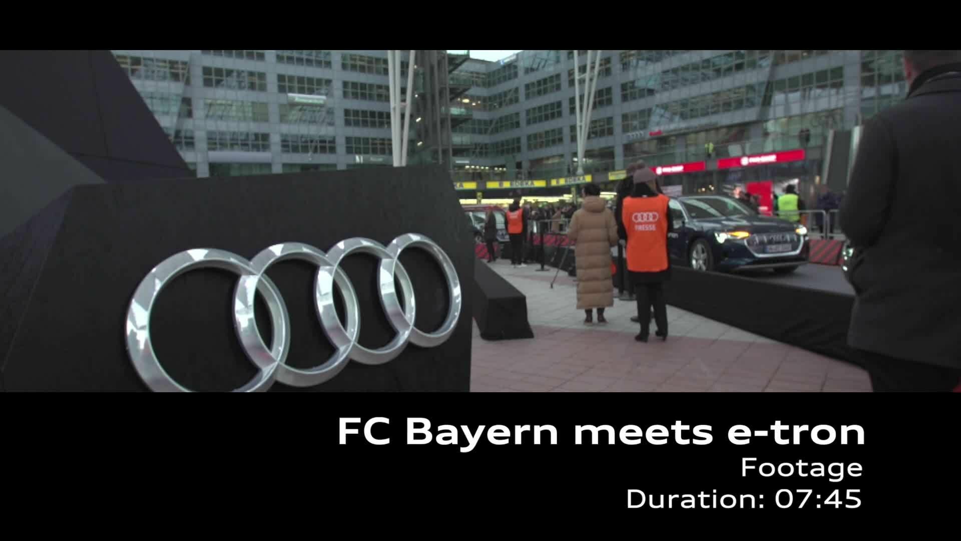FC Bayern meets Audi e-tron (Footage)