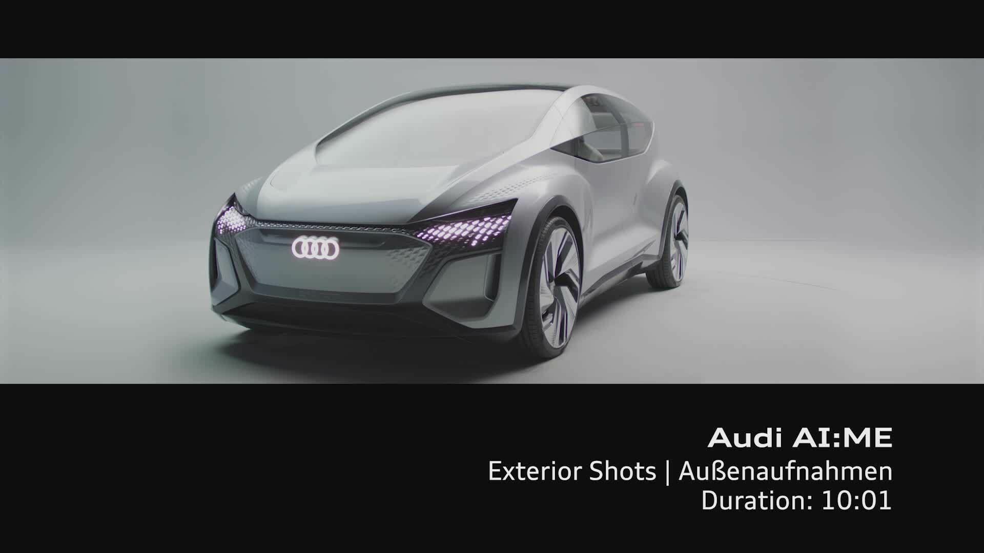 The showcar Audi AI:ME (footage)