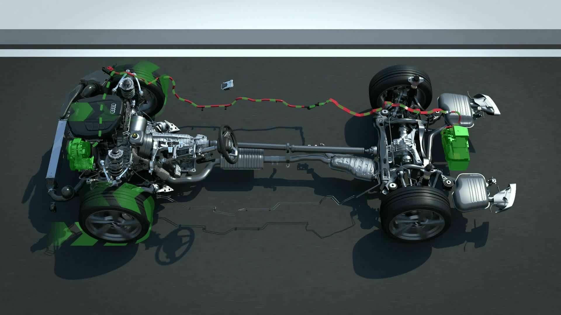 Audi A4 Sedan TFSI 12 Volt MHEV (Animation)