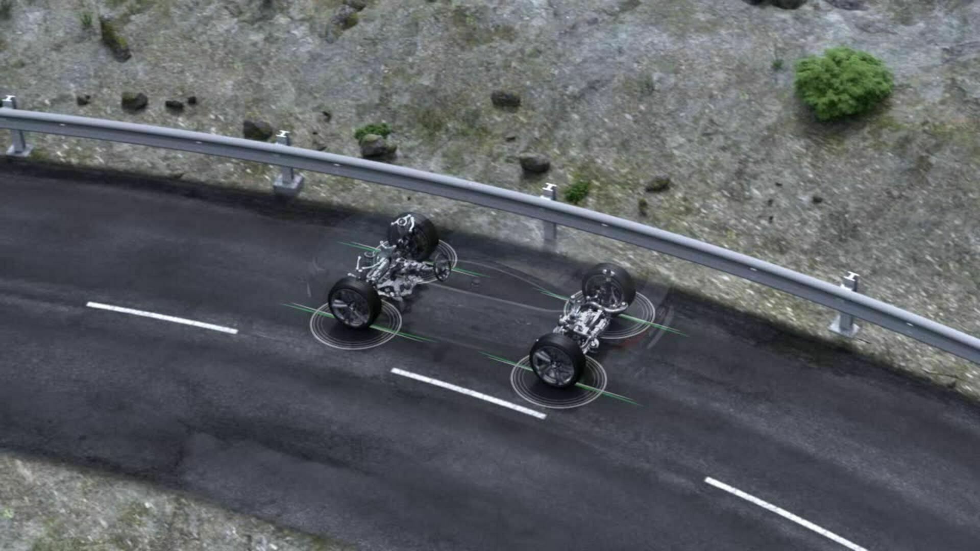 Animation Audi S7 Sportback TDI Suspension