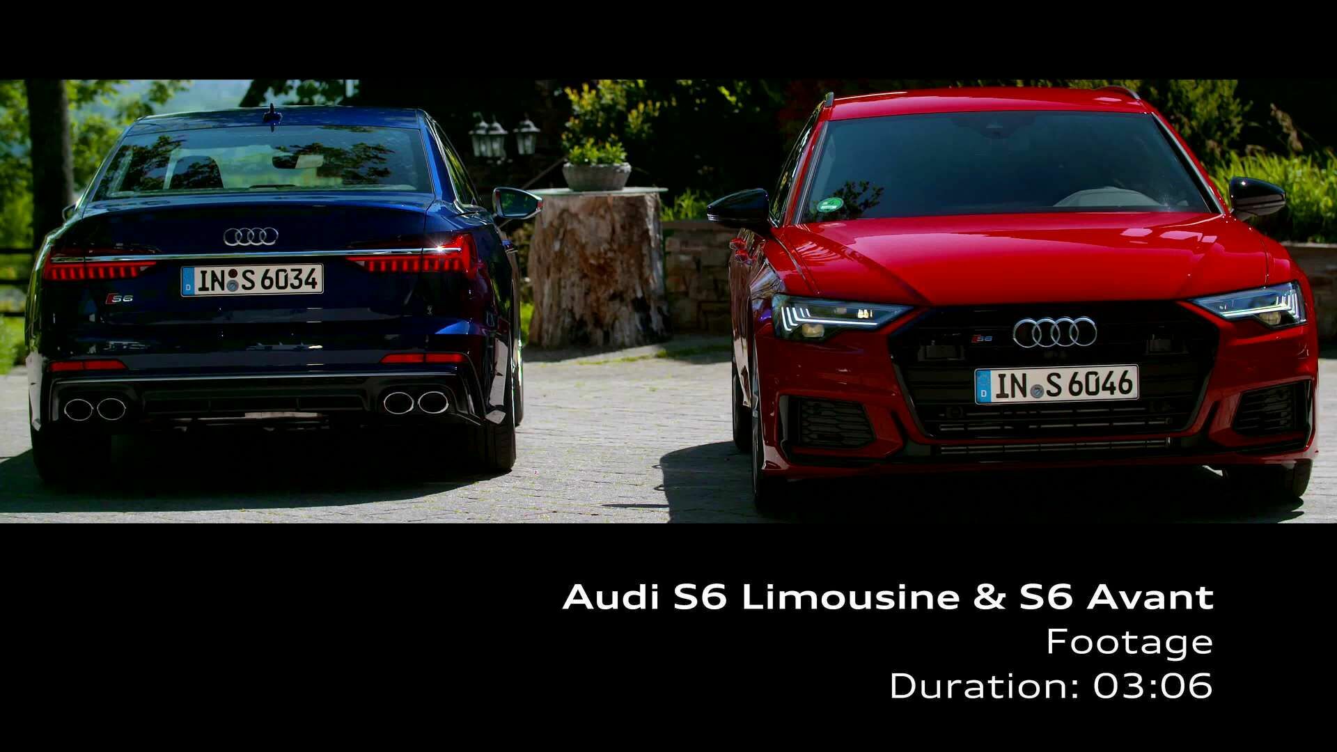 Audi S6 Limousine und S6 Avant (Footage)
