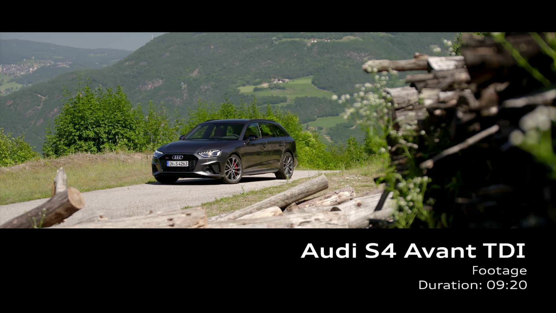 Audi S4 Avant TDI Footage Daytonagrau (Footage)