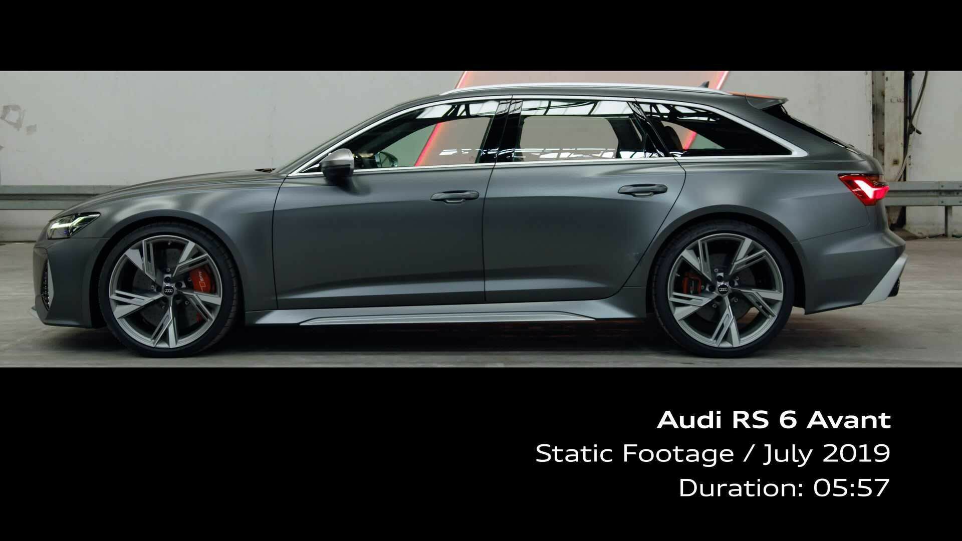 Audi RS 6 Avant statisches Footage