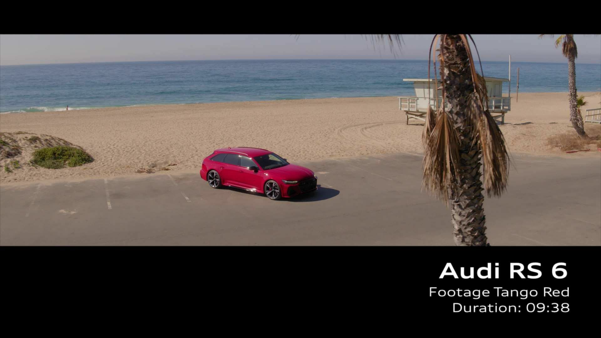 Audi RS 6 on location Tangorot (Footage)