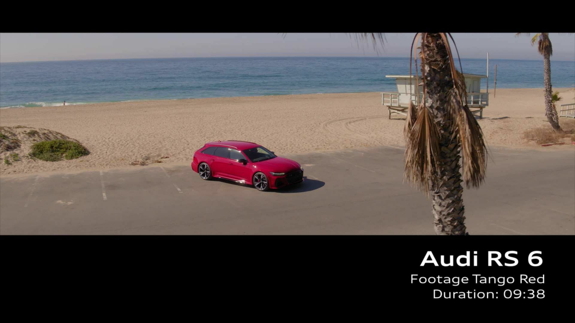 Audi RS 6 on location Tango Red (Footage)