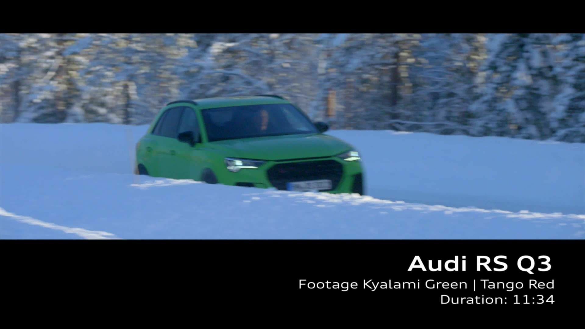 Audi RS Q3 on location
