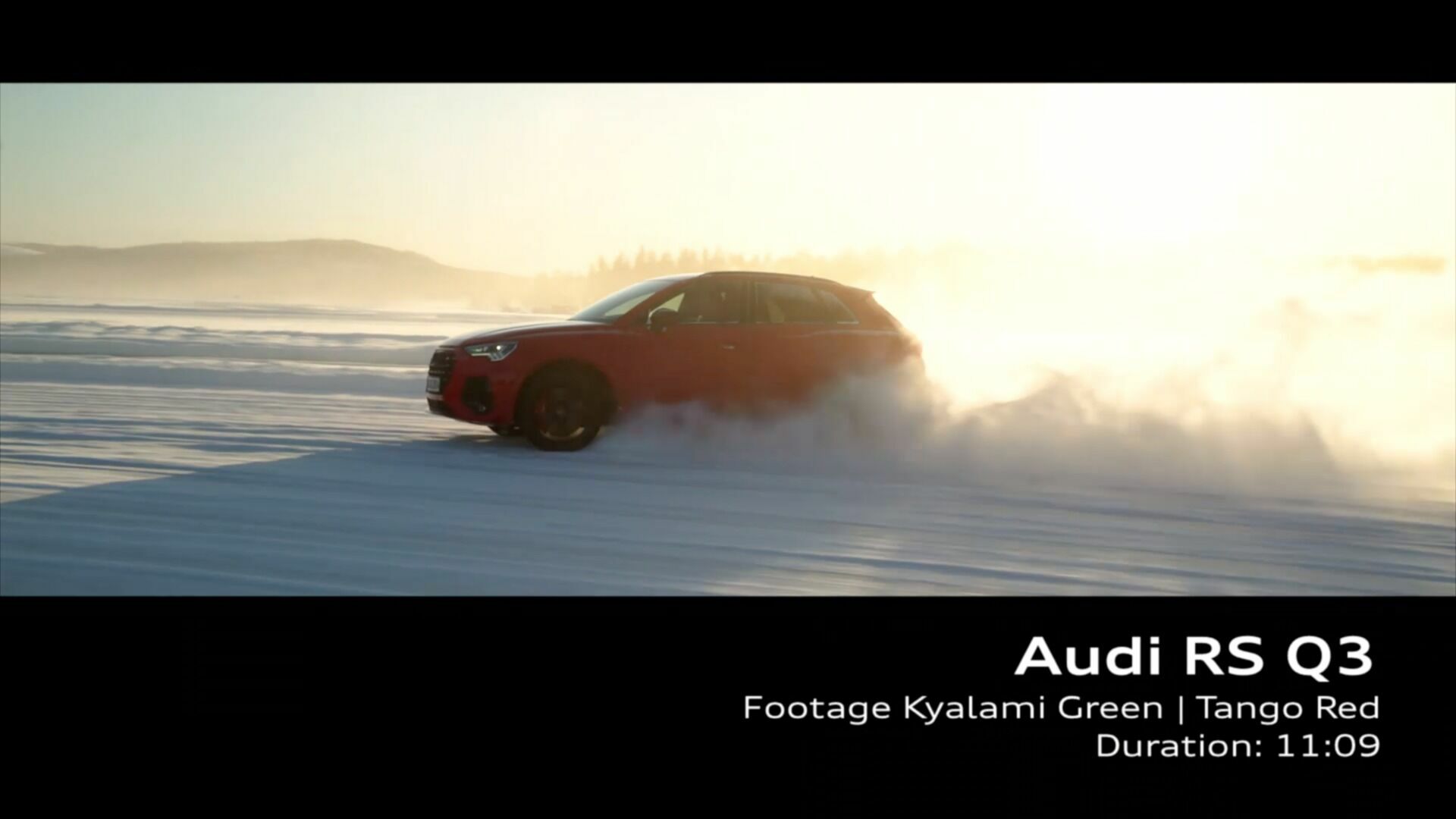 Audi RS Q3 on location (Footage)