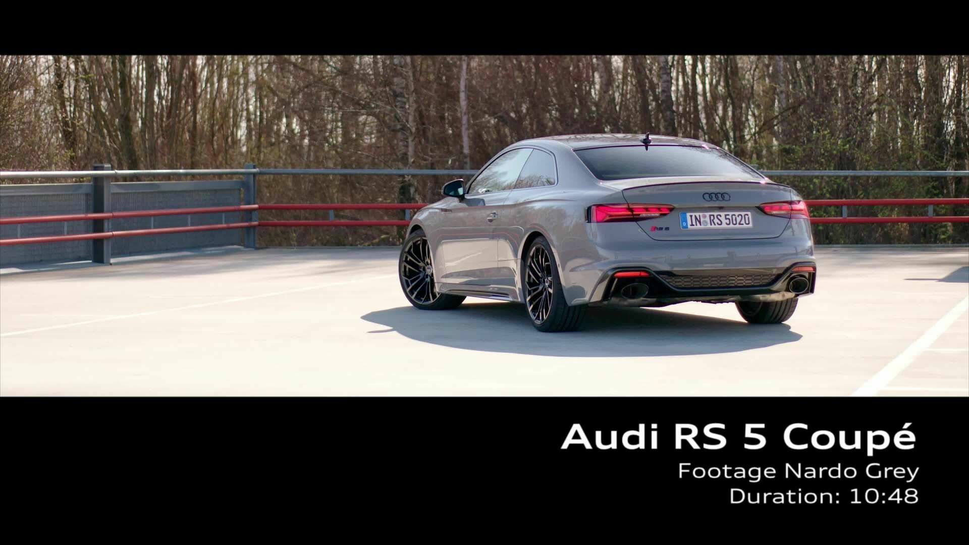 Footage: Audi RS 5 Coupé Nardo grey 