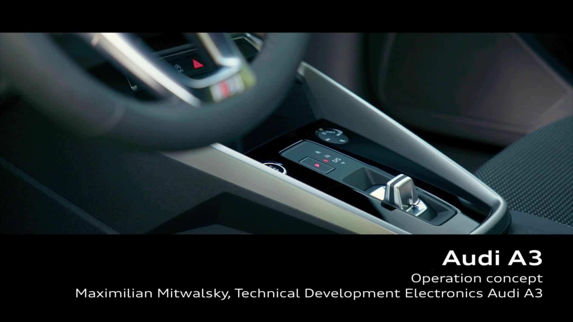 Footage: Audi A3 operation concept
